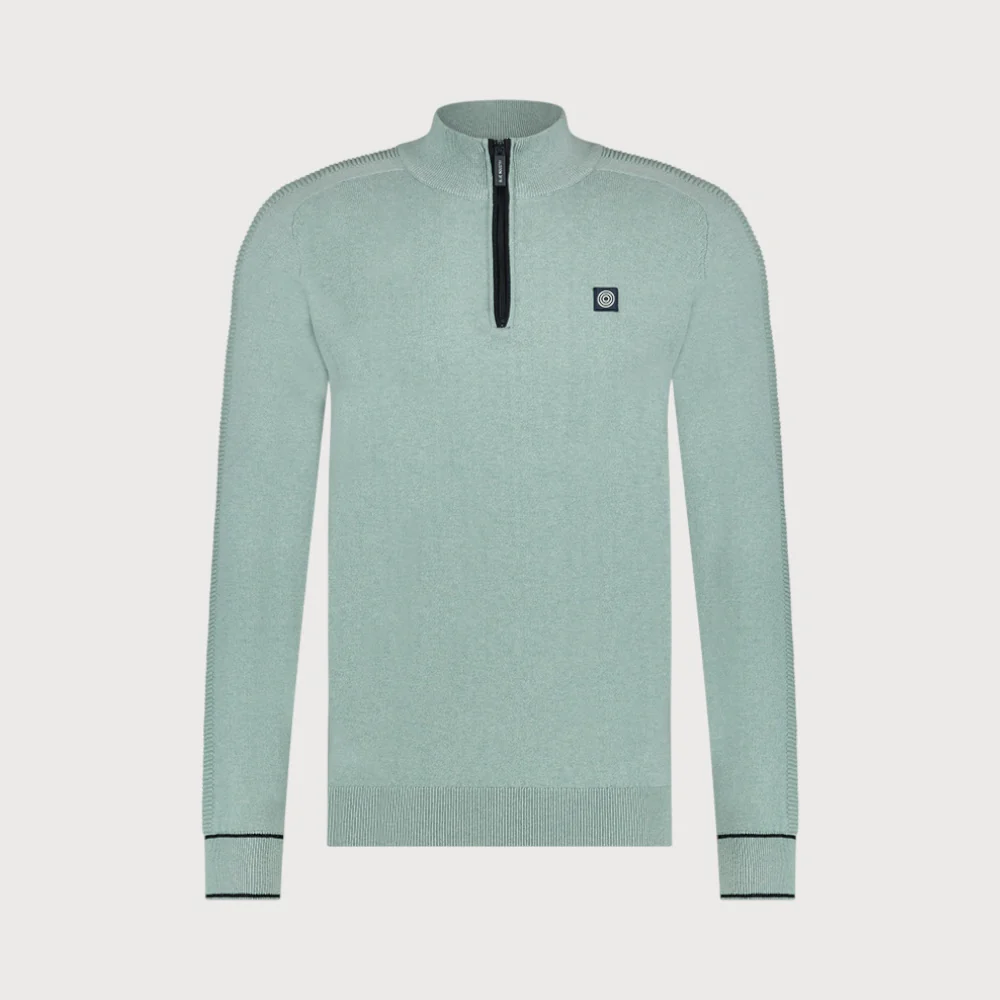 Blue Industry Cashmere blend half-zip trui |