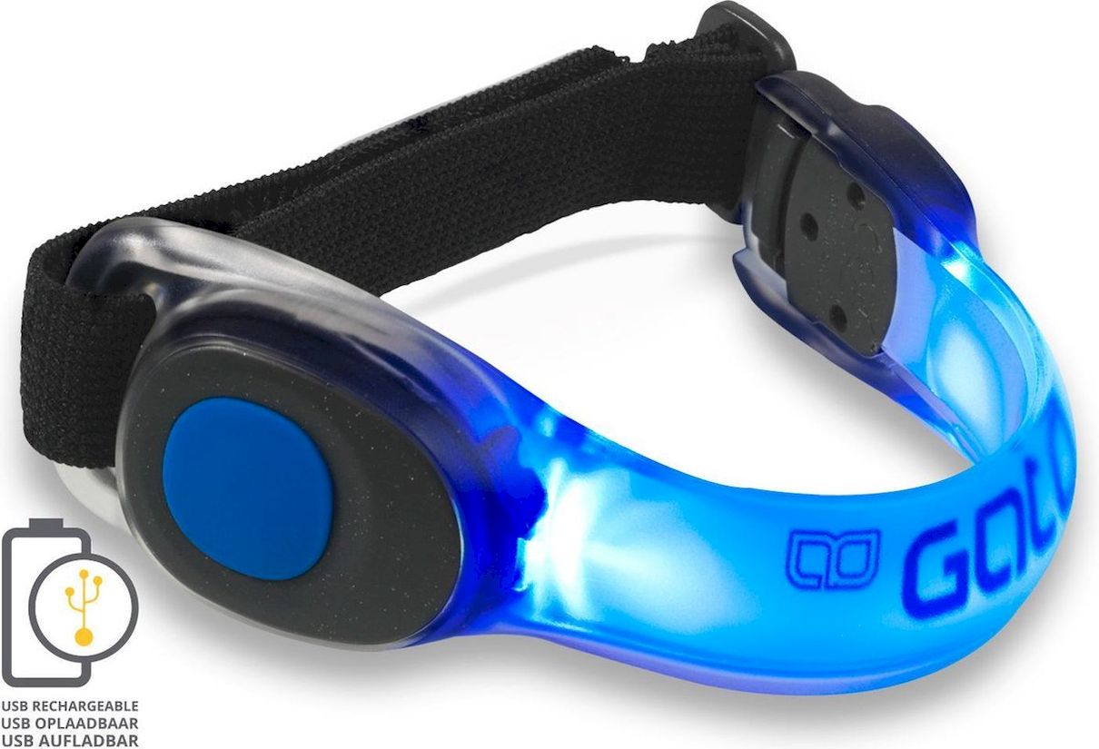 Gato neon led arm light usb reflectiearmband -