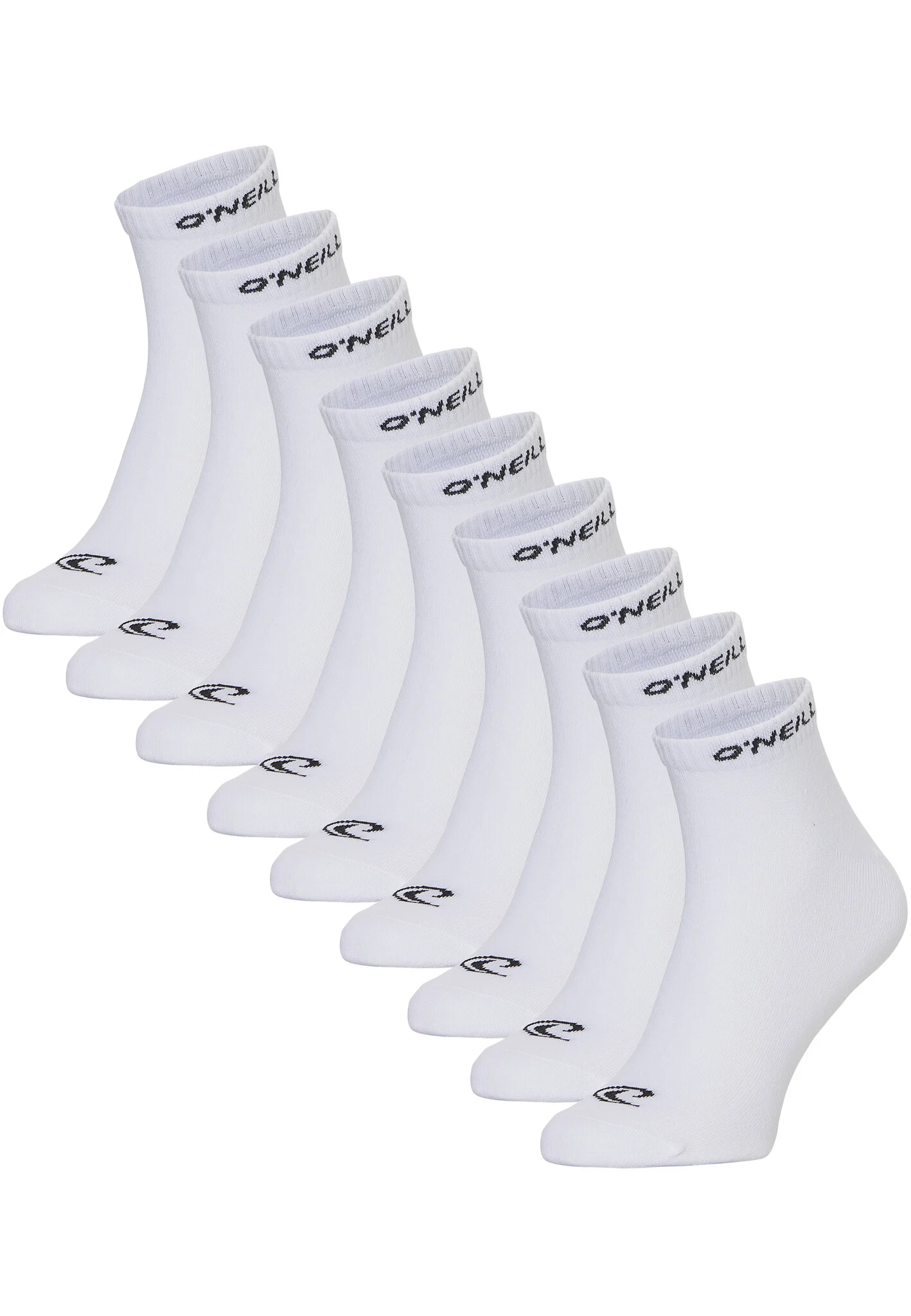 O'Neill Heren / dames enkelsokken quarter sokken 9-pack
