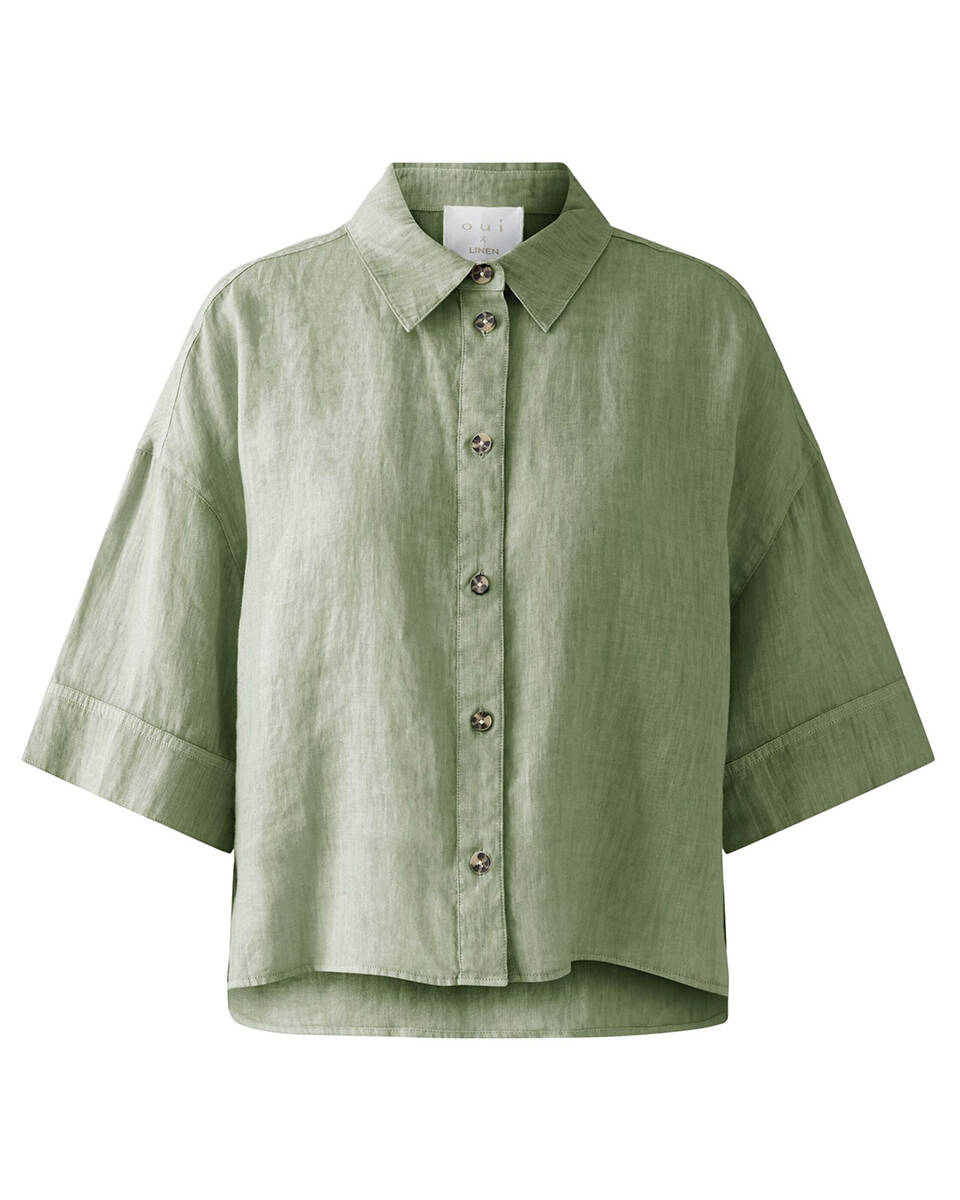 Oui Blouse korte mouw 0092938