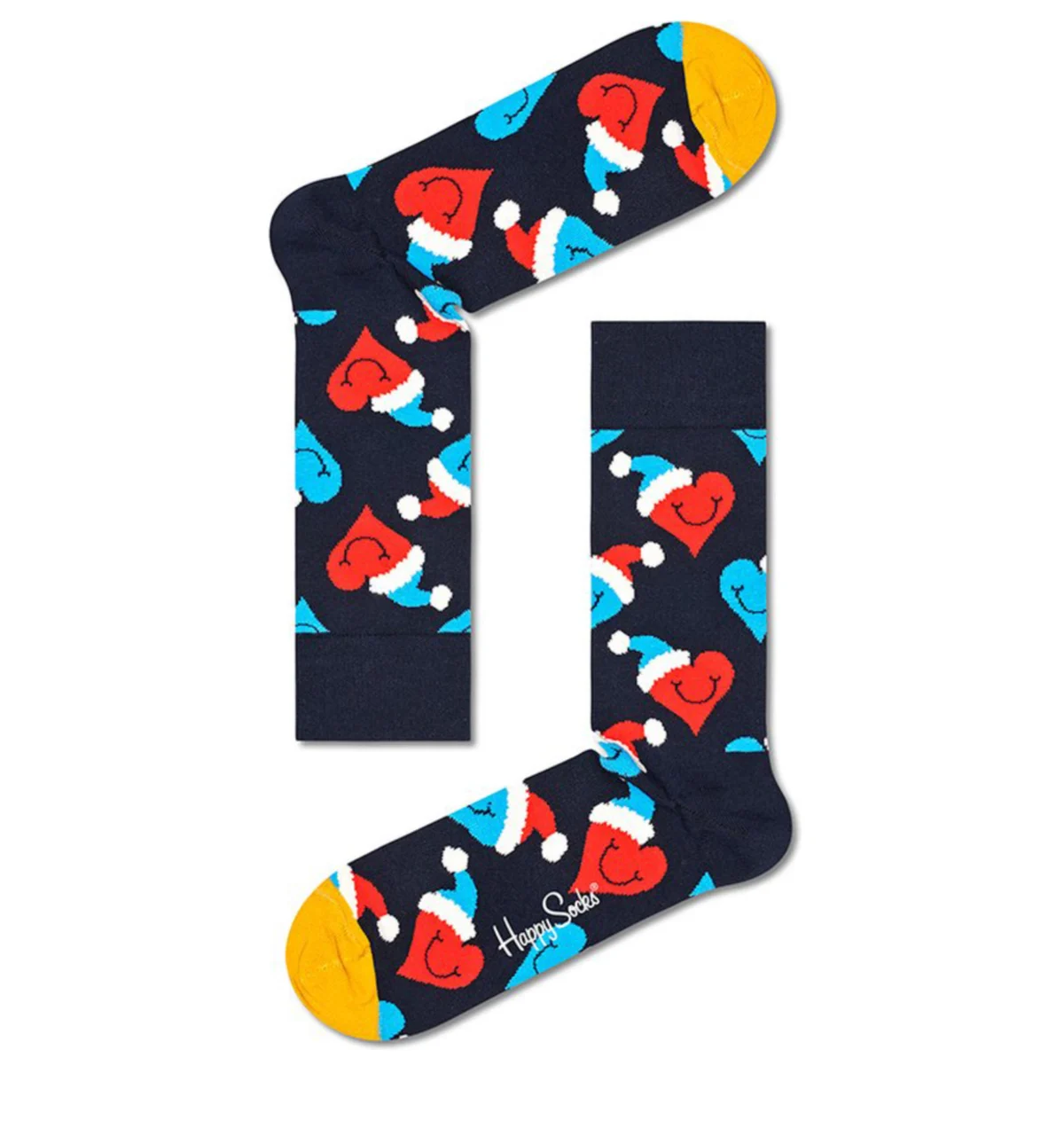 Happy Socks Santa love smiley printjes unisex