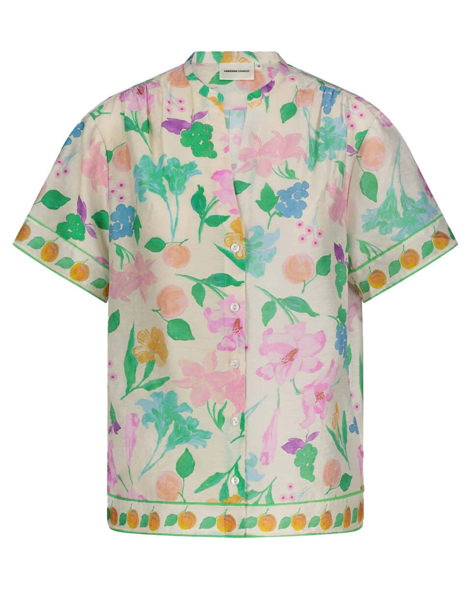 Fabienne Chapot Blouse korte mouw cltbls78 brock