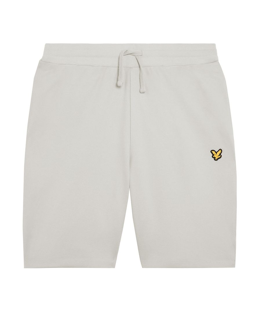 Lyle and Scott fly fleece shorts sportbroek heren parel/