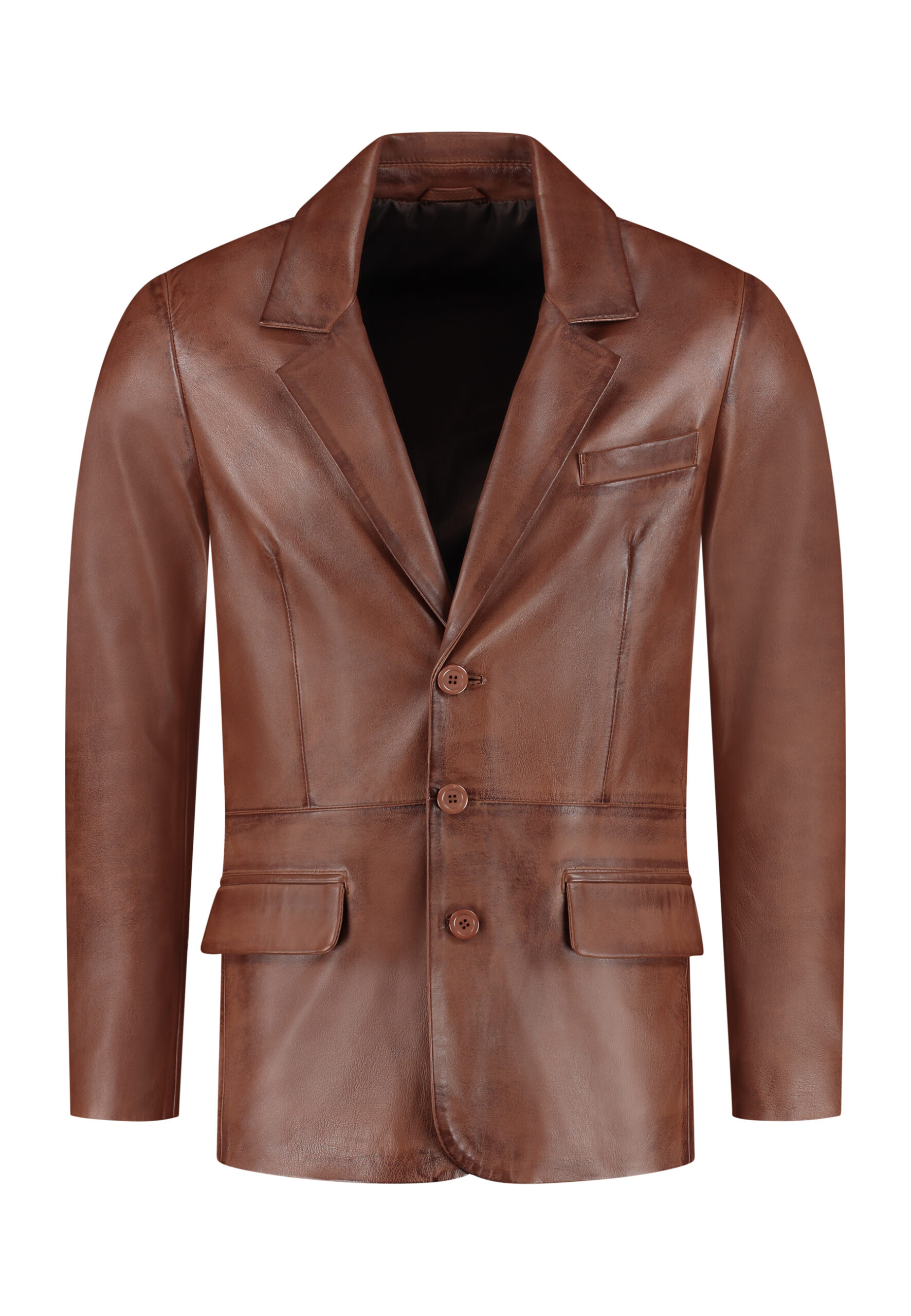 Cycas D'or Leren colbert blazer heren