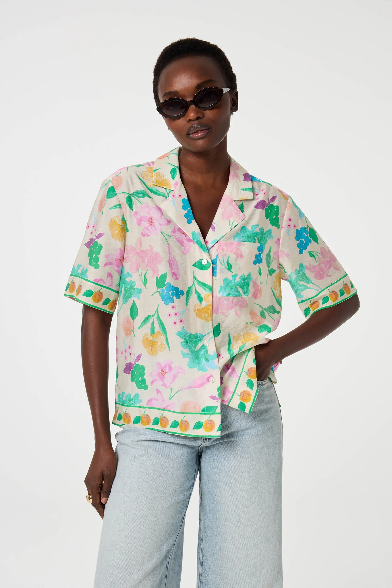 Fabienne Chapot Cltbls78ss250157 brock blouse