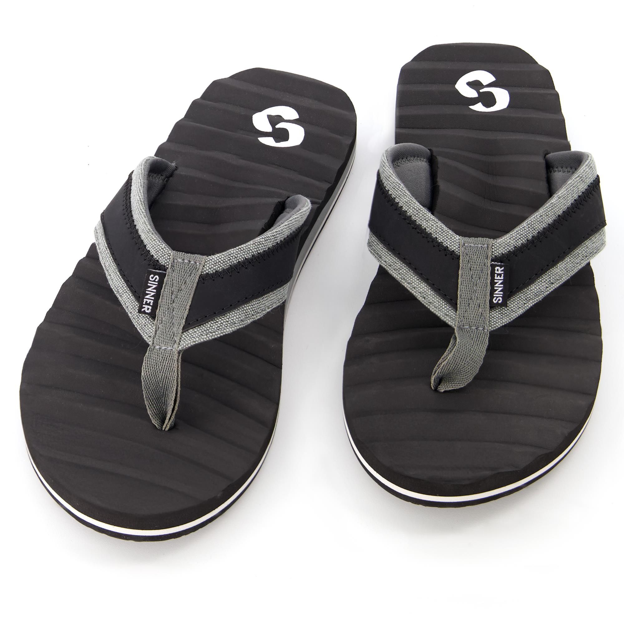 Sinner dax strandslipper heren black/black/white