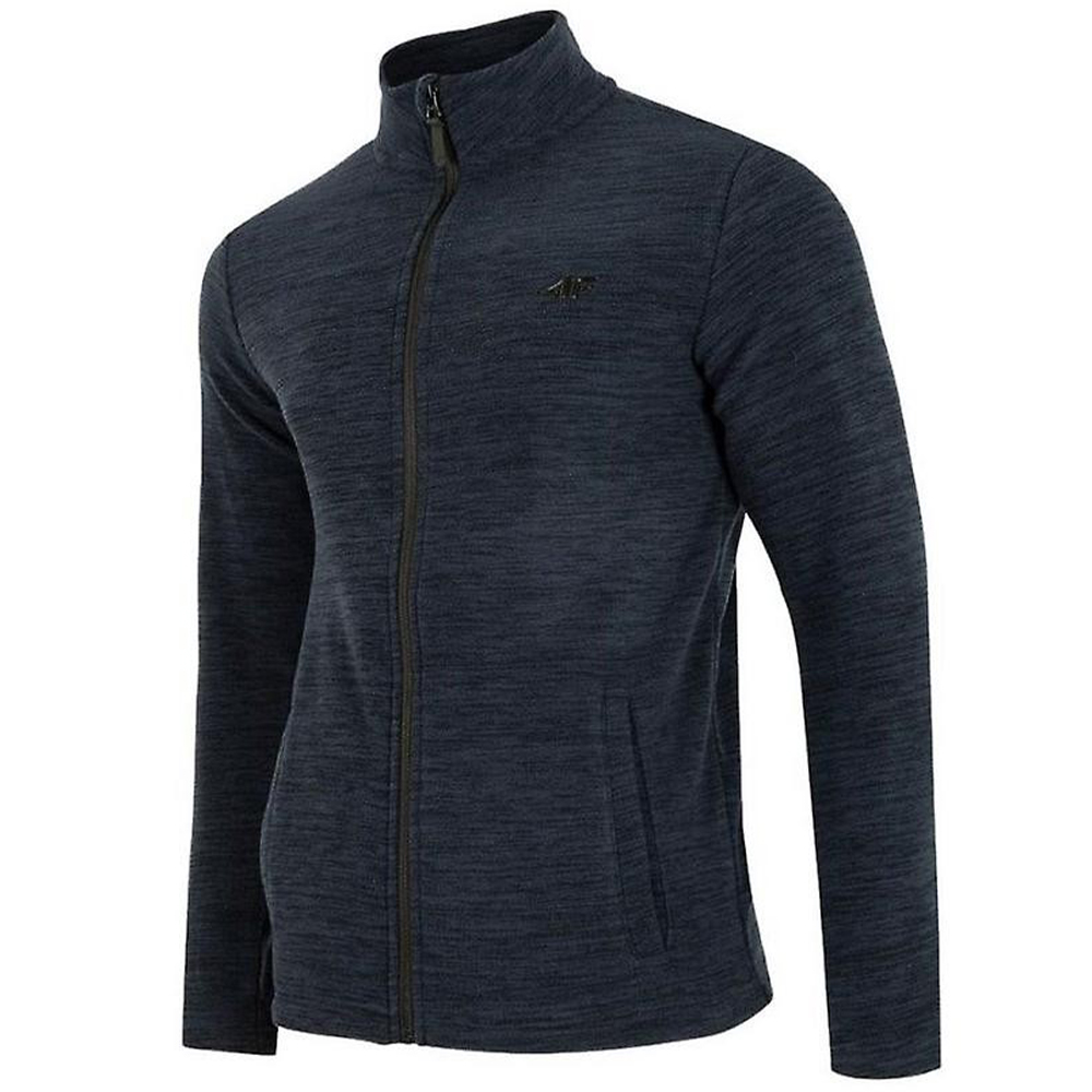 4F Heren melange fleece jas