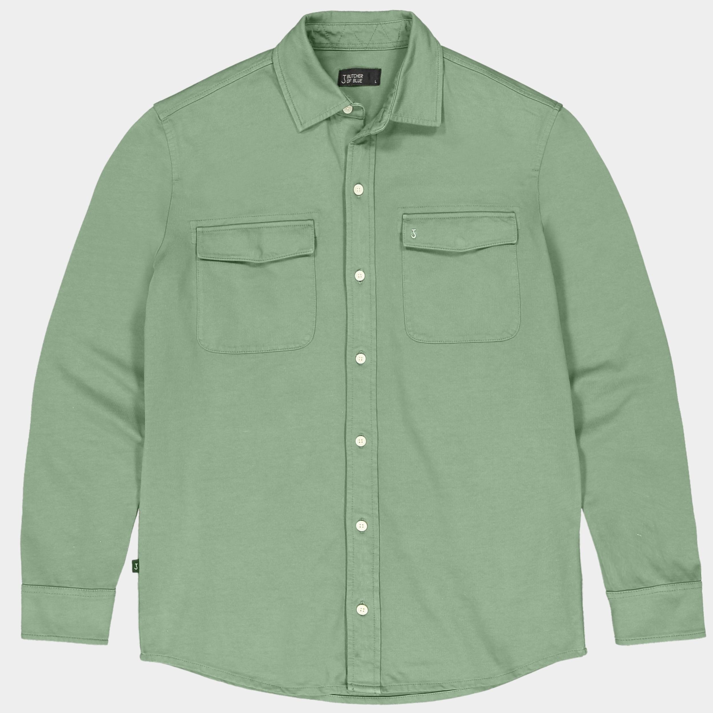 Butcher of Blue Overshirt finn pocket jersey overshirt m2514021/792