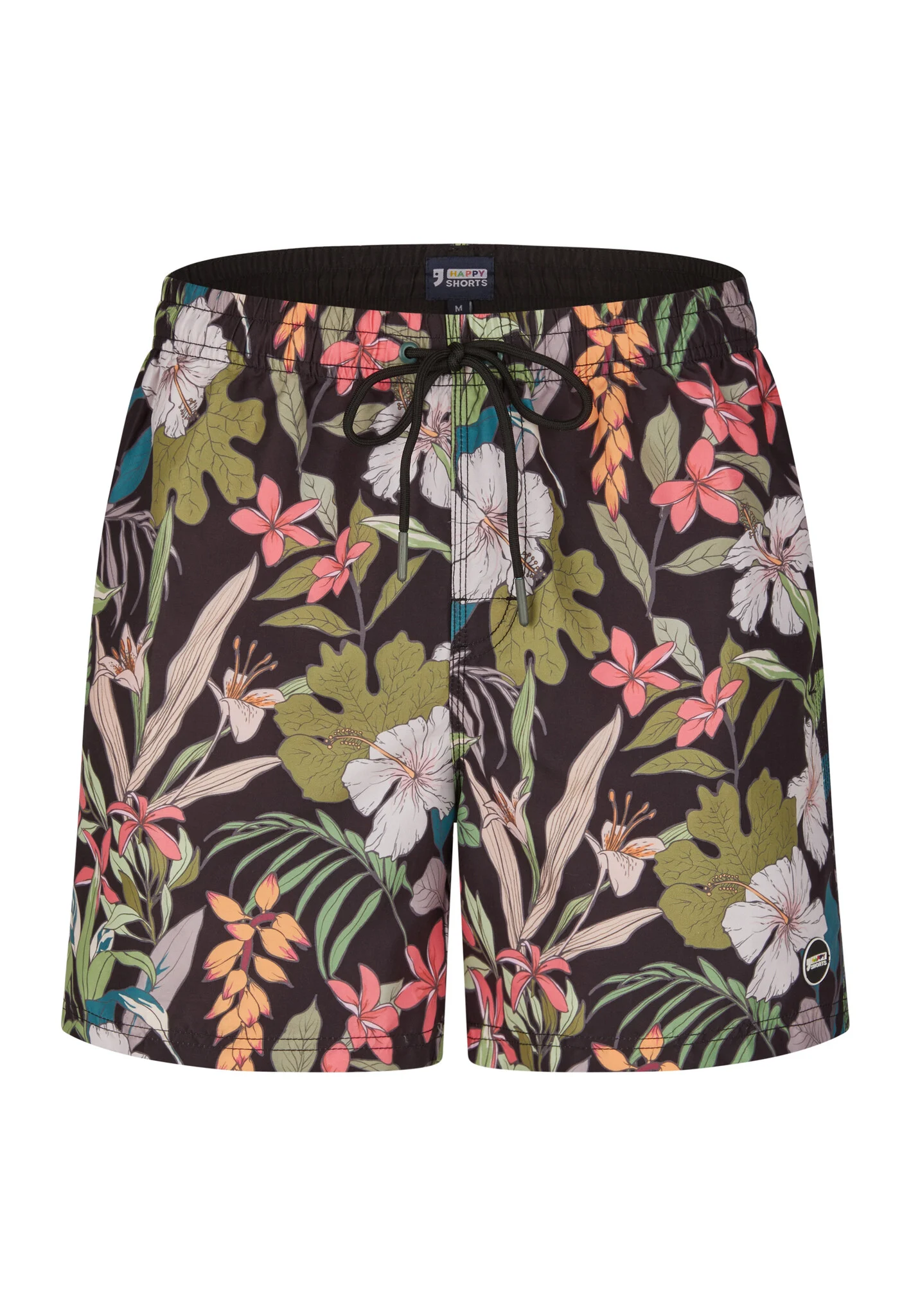 Happy Shorts Heren zwemshort gebloemde jungle print