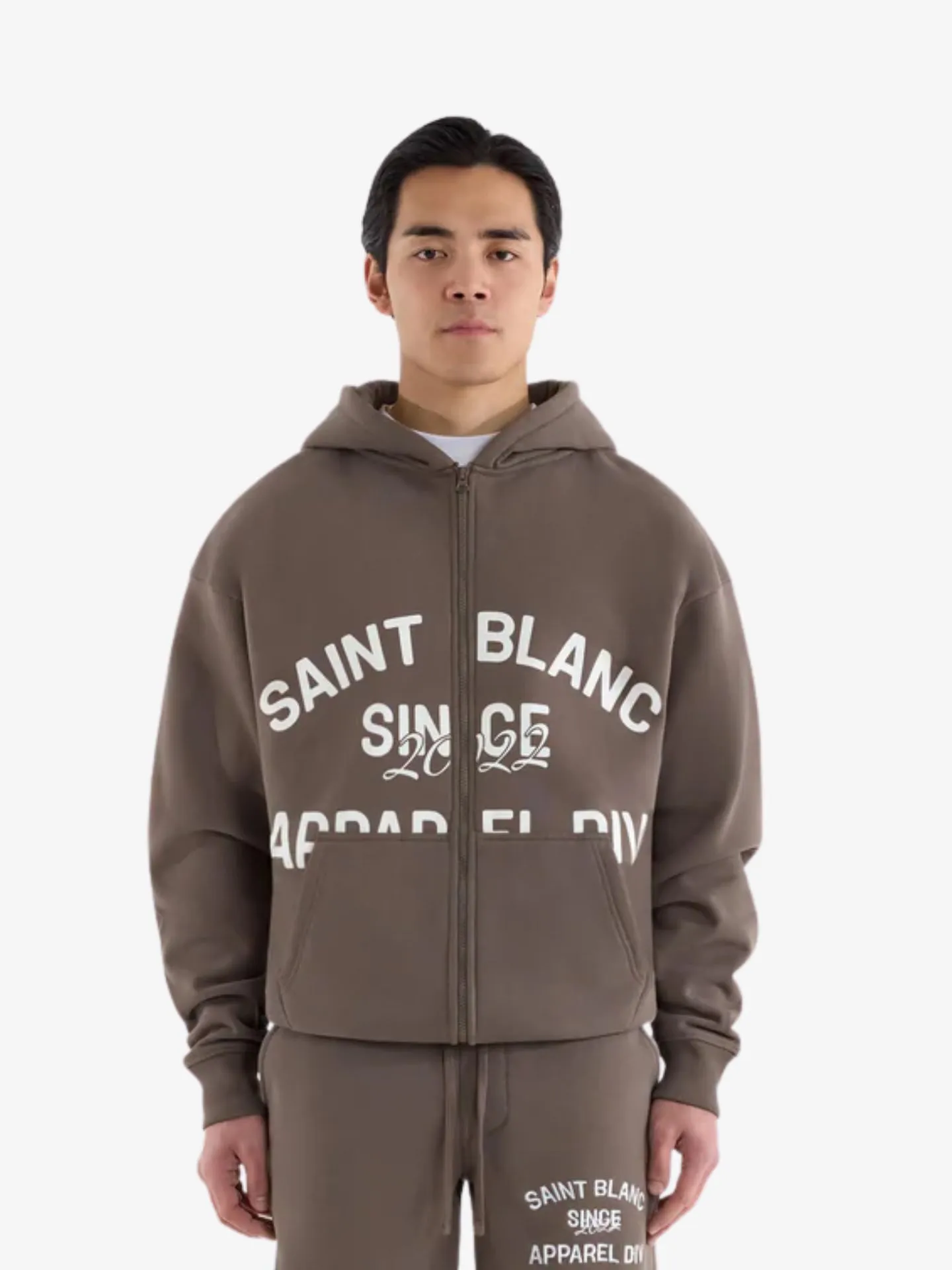Saint Blanc Apparel zipper major brown