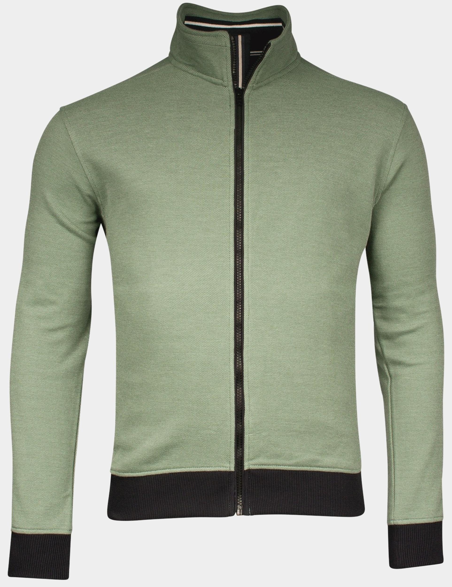 Baileys Vest sweat cardigan zip 2-tone ox 512258/74