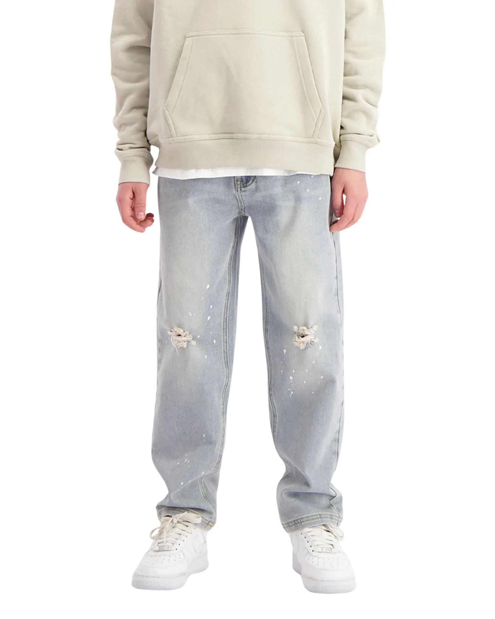 Black Bananas Kids straight fit painter denim spijkerbroek