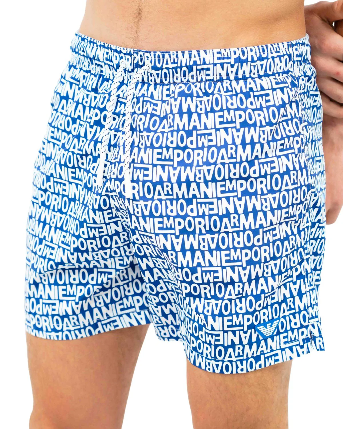 Emporio Armani Man woven boxer beachwear