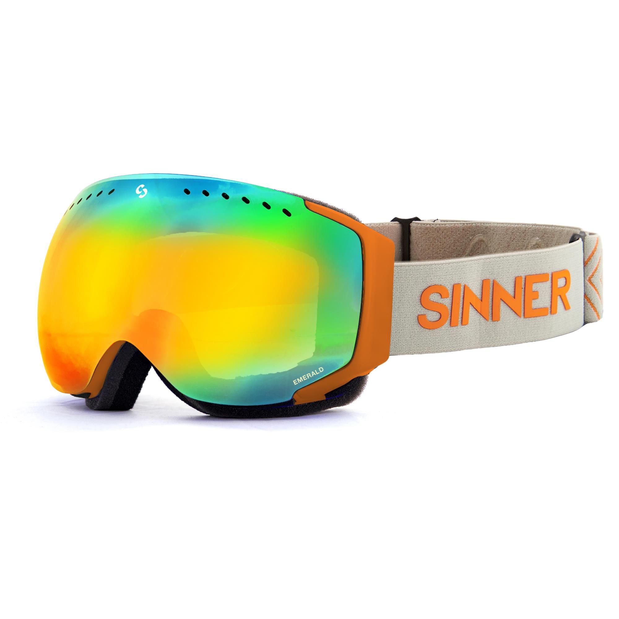 Sinner emerald skibril oranje-multicolour