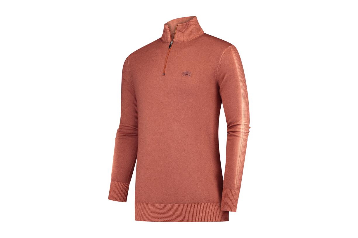 Circle of Gentlemen Alejandro 100% merino pullover met rits