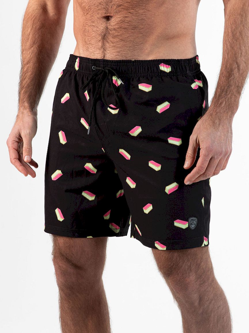 Falcon dray board short heren zuurstokrose