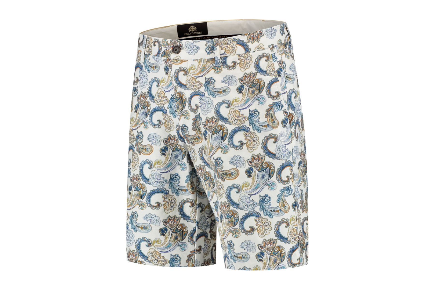 Circle of Gentlemen Noxy stijlvolle bermuda met stretch multicolor