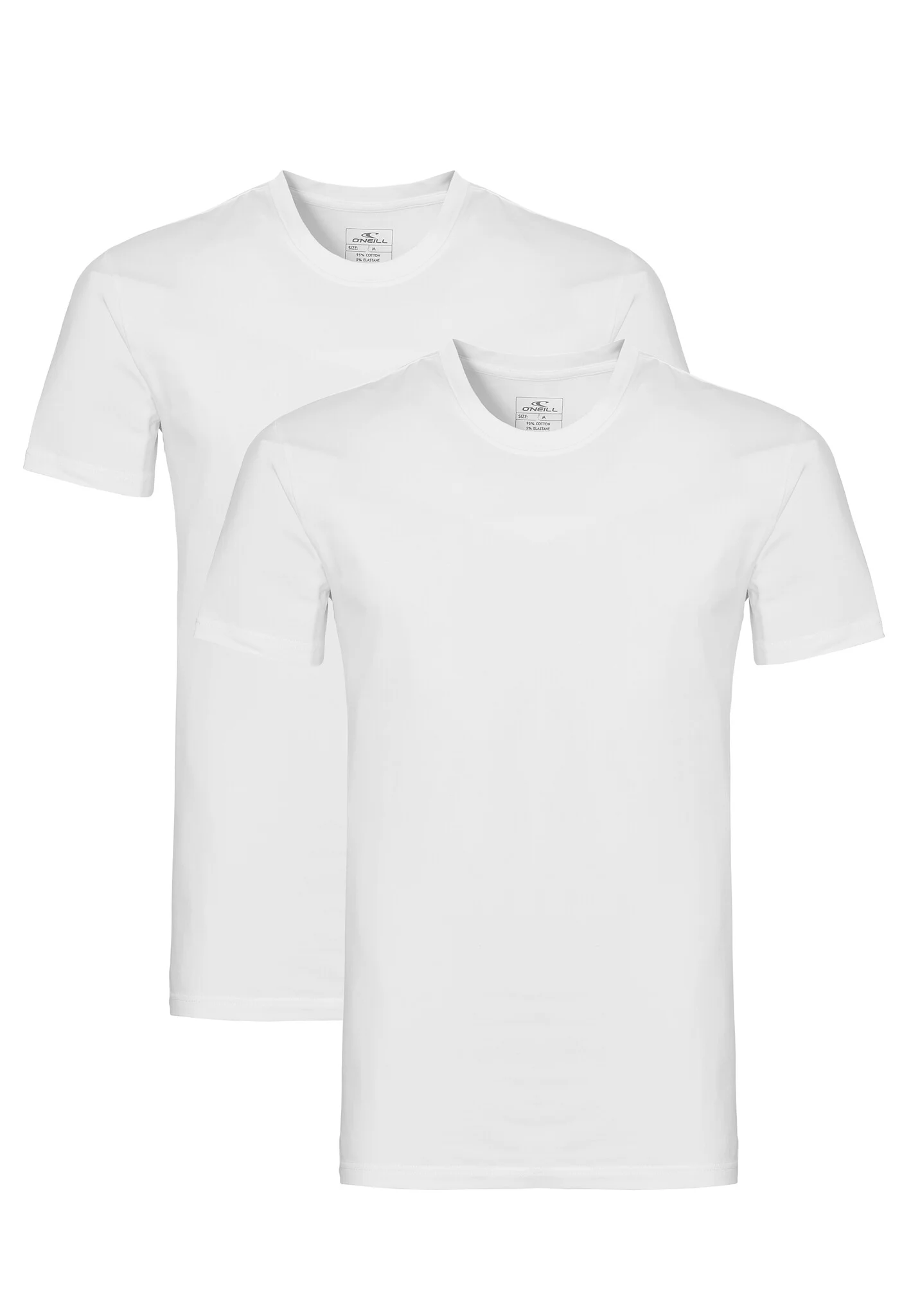 O'Neill Heren ondershirt katoen t-shirt ronde hals 2-pack