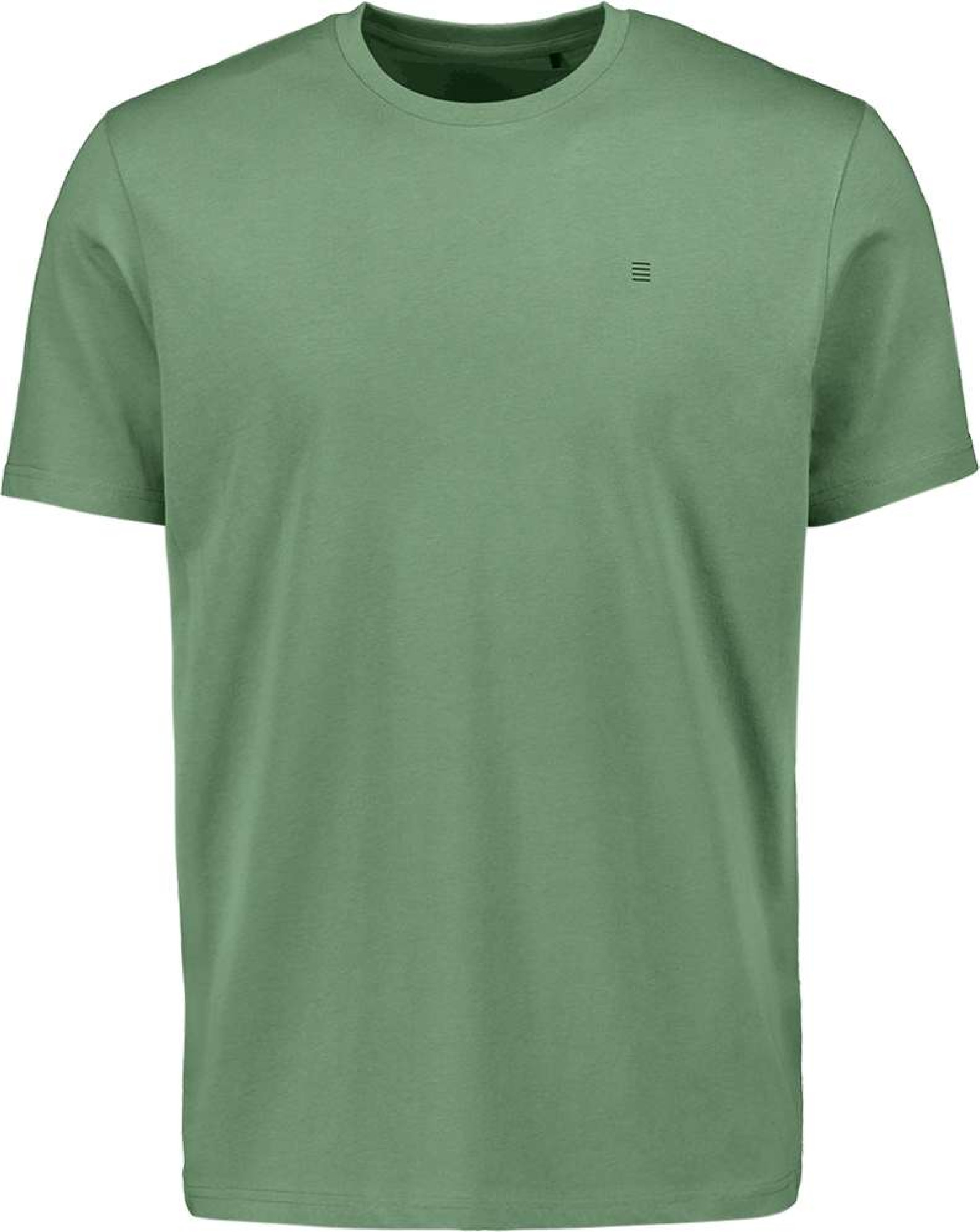 No Excess T-shirt crewneck solid basic green