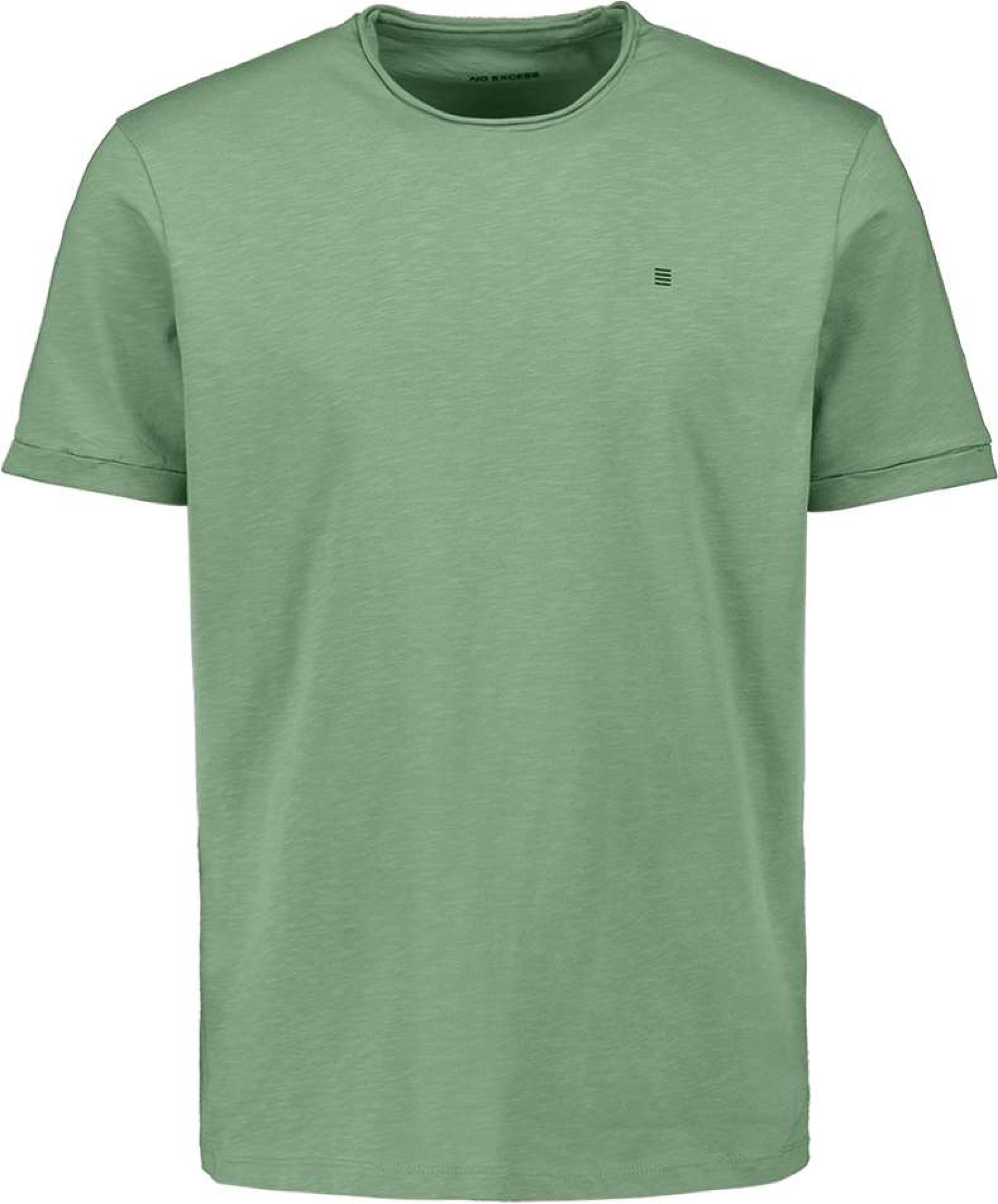 No Excess T-shirt crewneck slub green