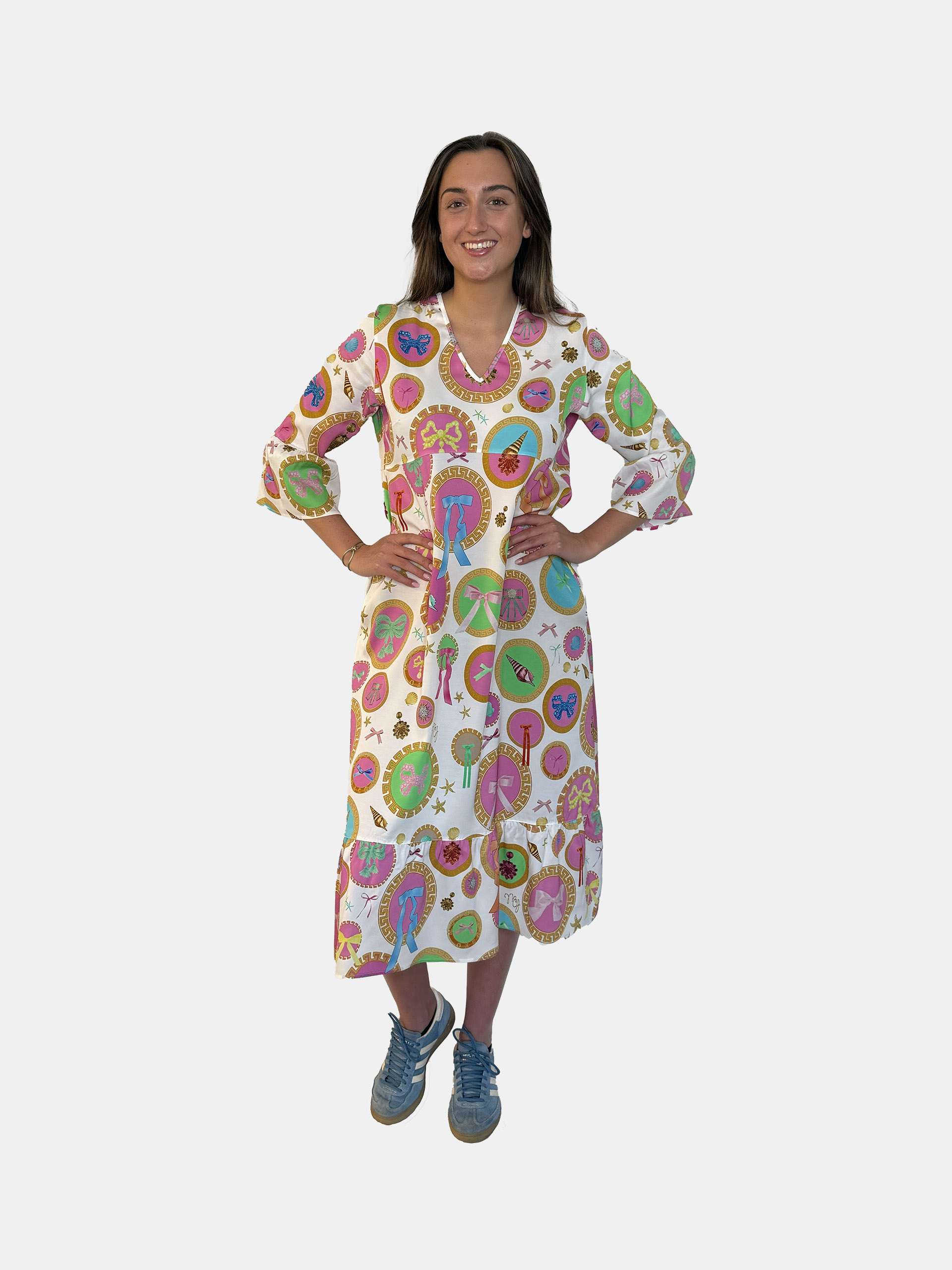 Mucho Gusto ® jurk dresden barok cirkel print