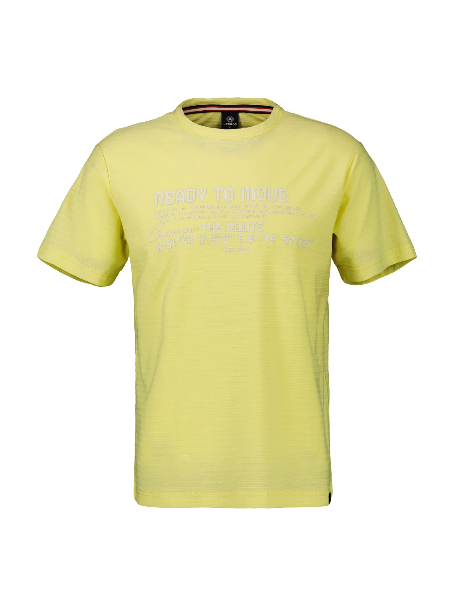 Lerros Heren shirt 2533025 532 faded yellow