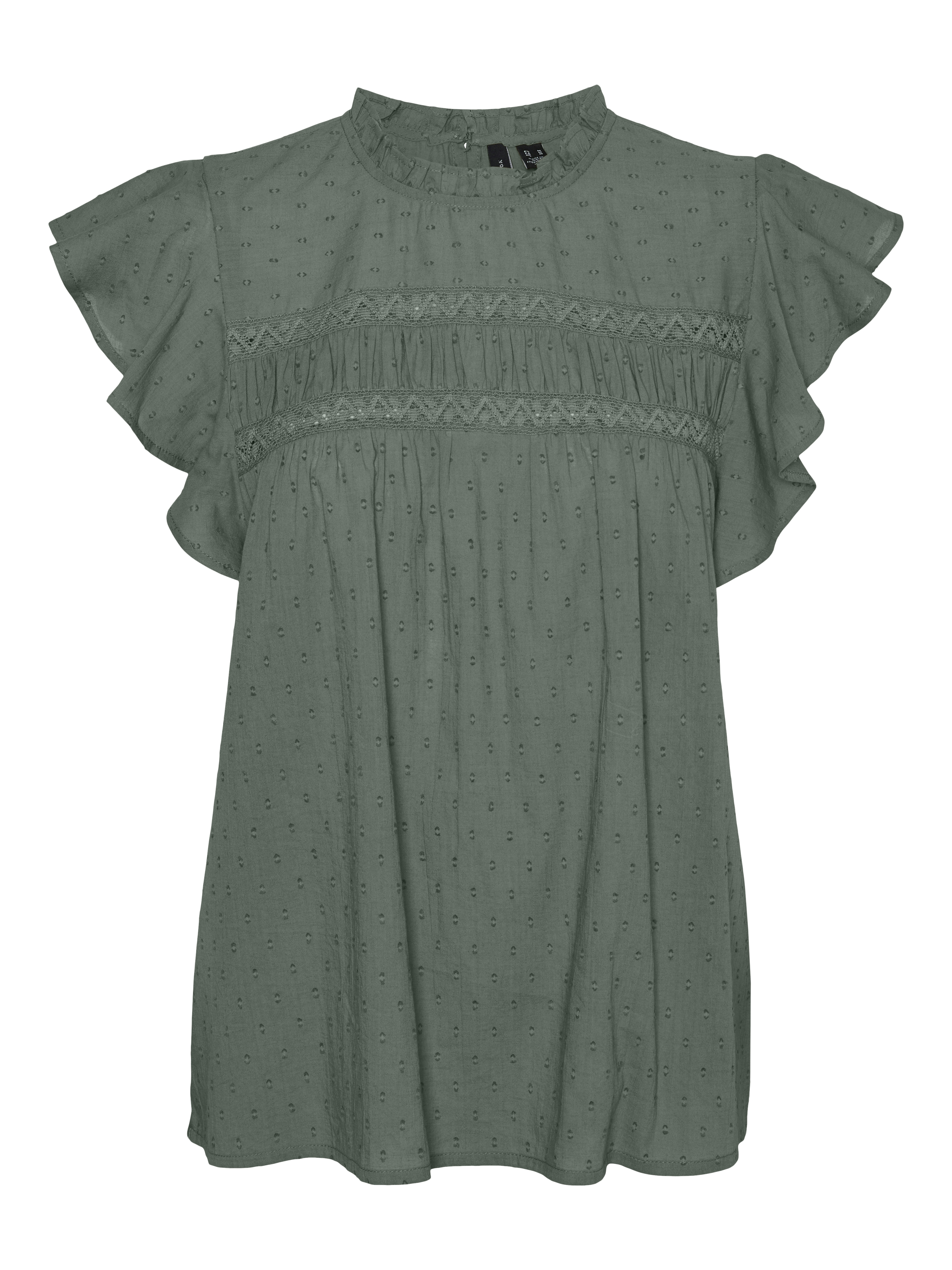 Vero Moda Vmtrine sl lace top wvn noos