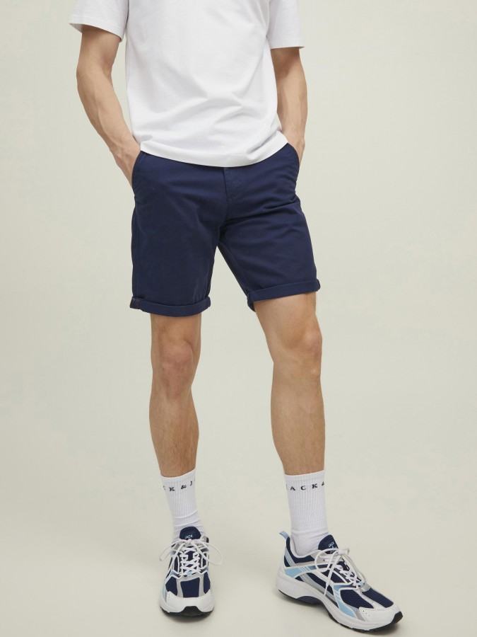 Jack & Jones 12165604 bowie a-15 navy r heren chino  short