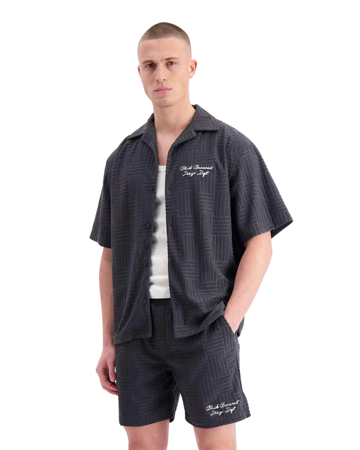 Black Bananas Terry resort shirt