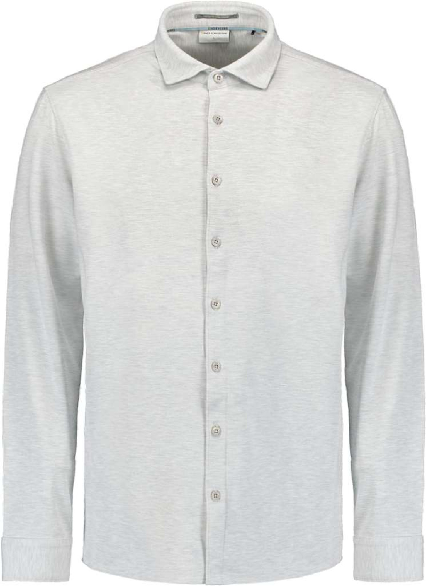 No Excess Shirt jersey melange stretch chalk