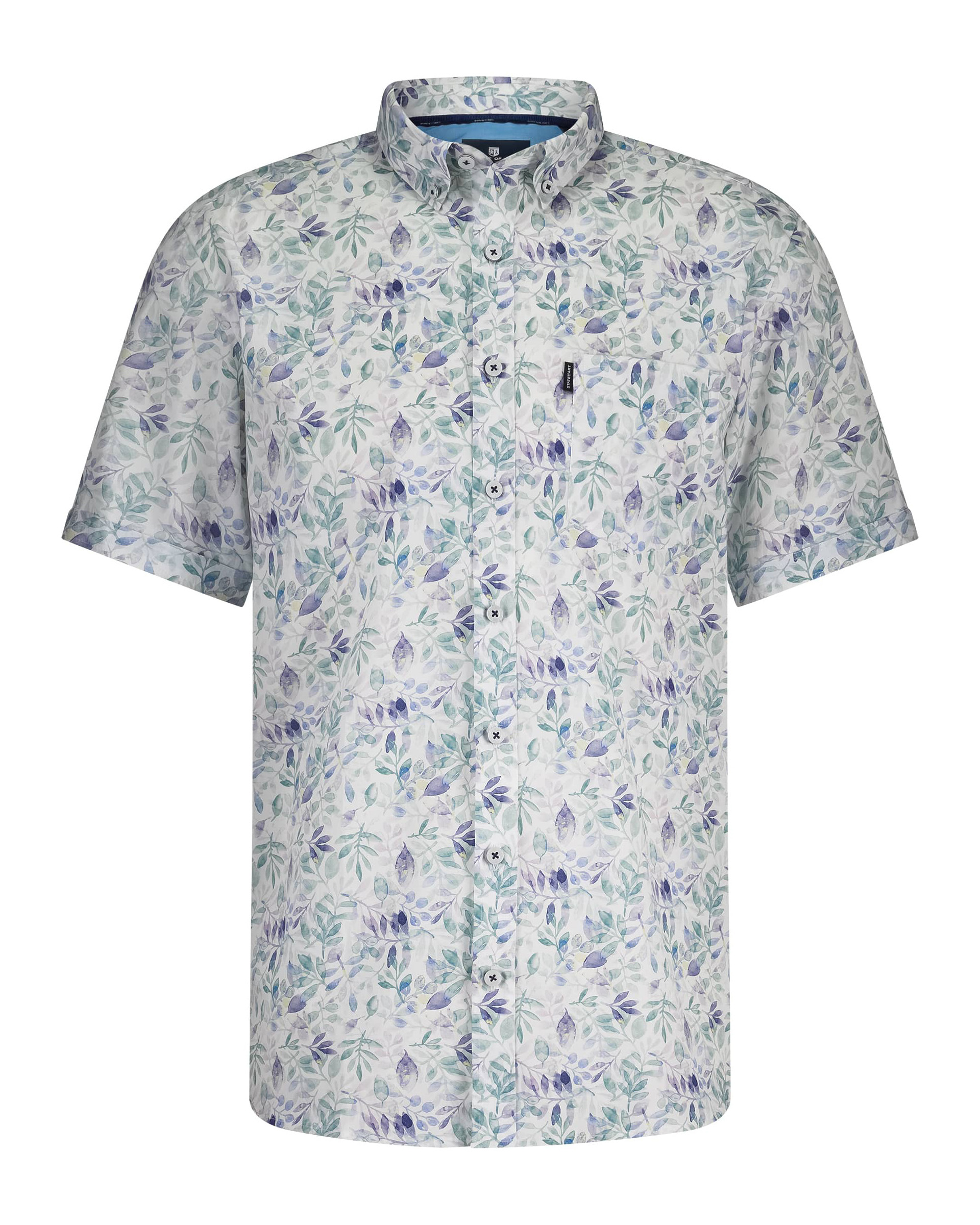 State of Art Casual overhemd met korte mouwen