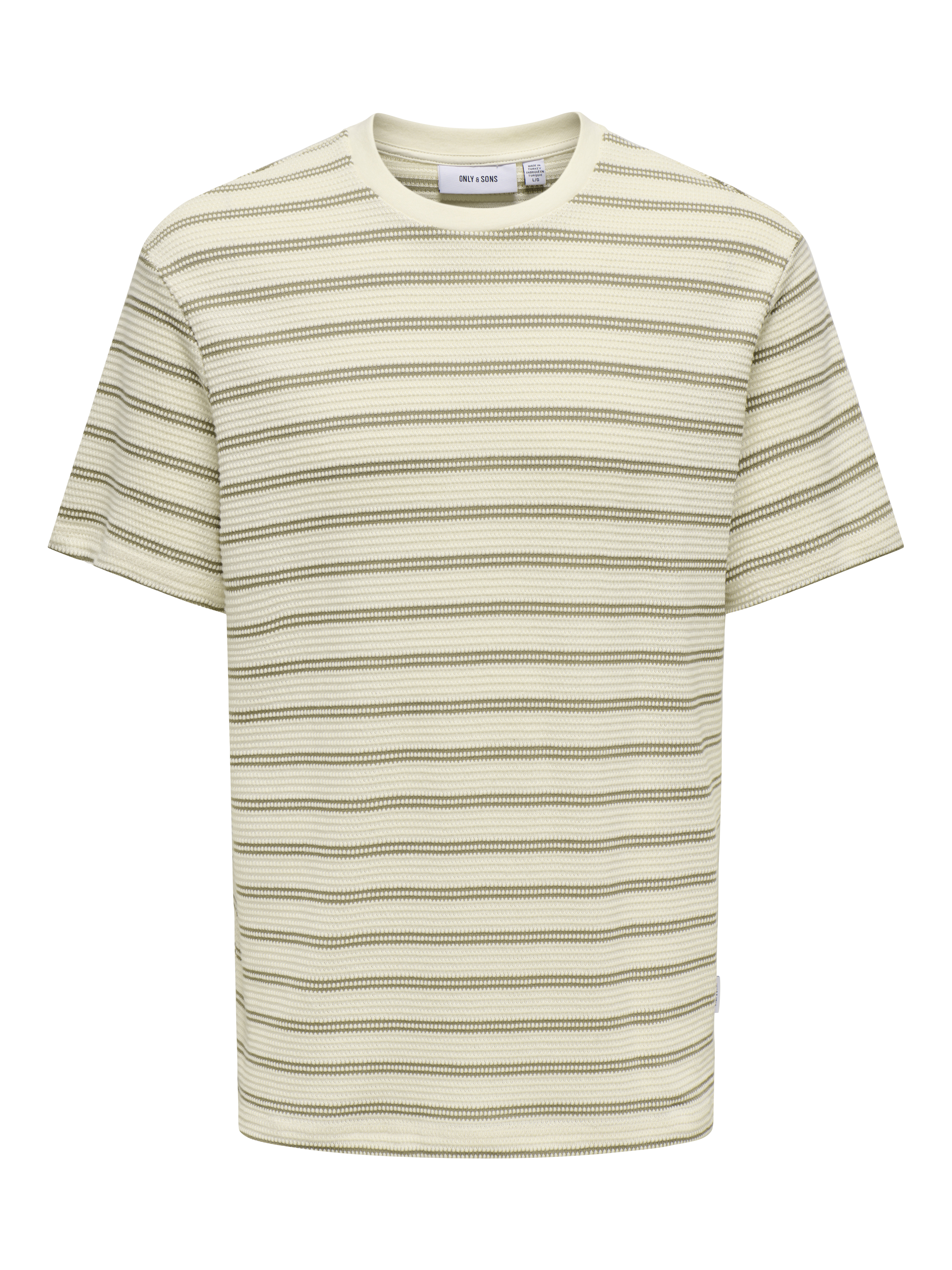 Only & Sons Onsian reg ss stripe struct tee