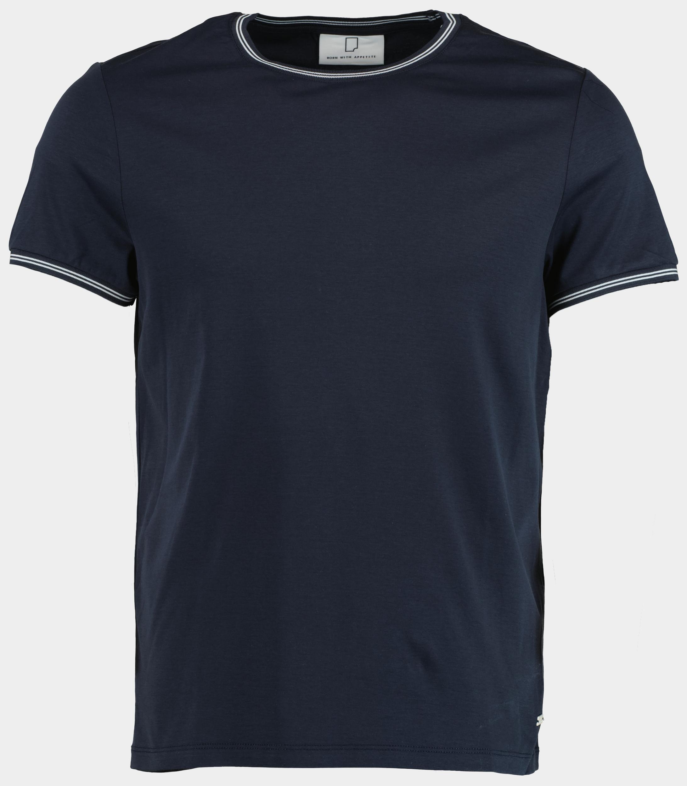 Born with Appetite T-shirt korte mouw reserve tee 25108re95/290 navy
