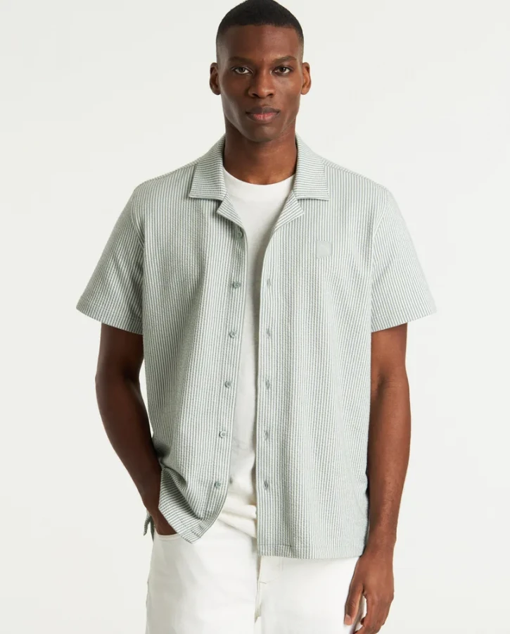 Chasin' Doby sear 612120006 e51 heren overshirt  korte mouw chas