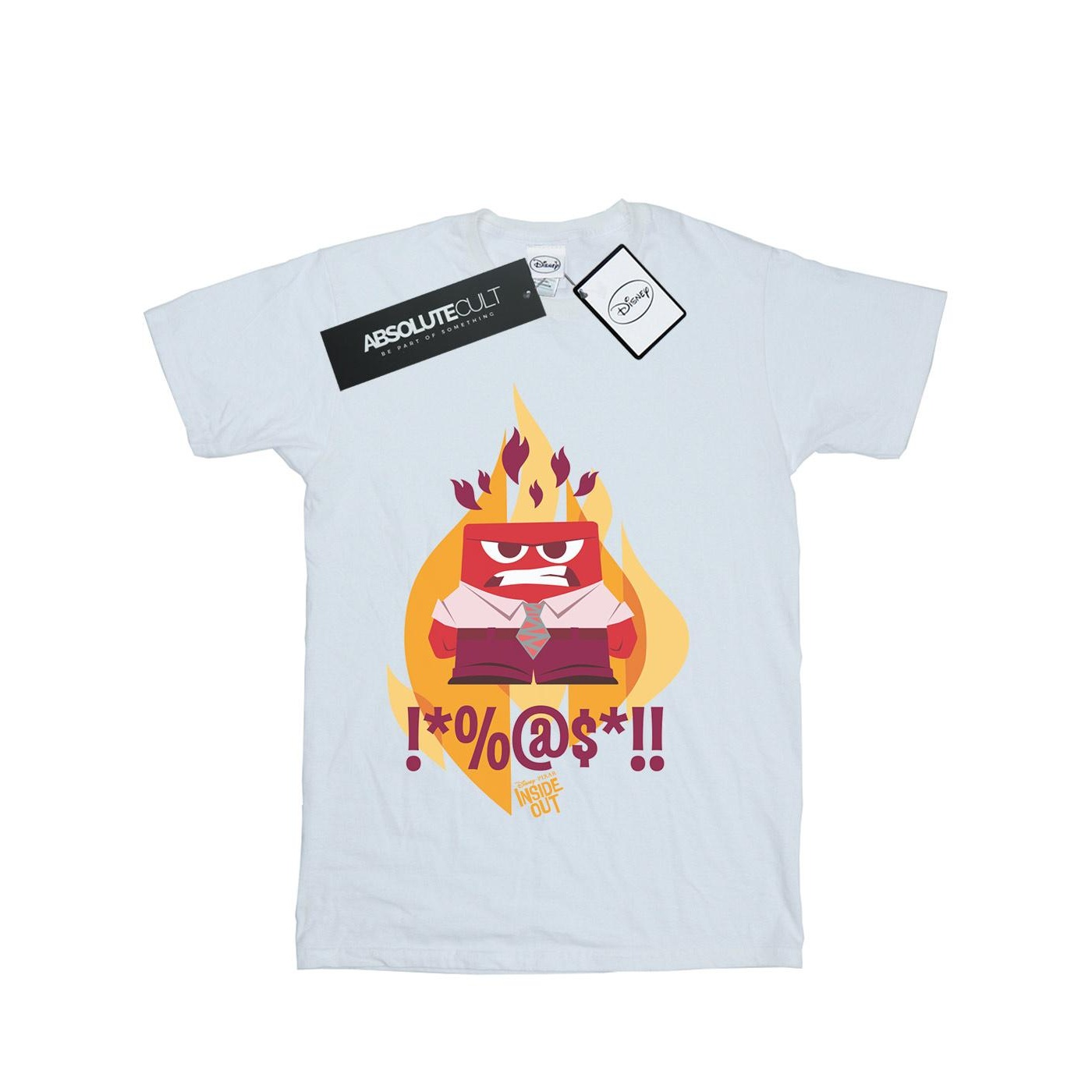 Li-cense Disney jongens inside out fired up t-shirt