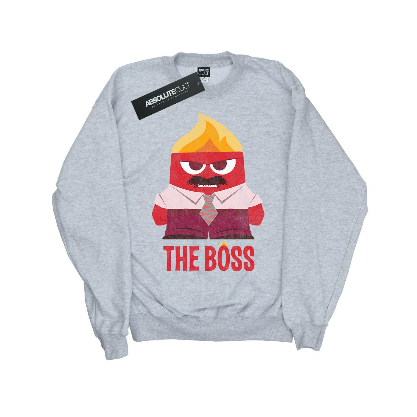 Li-cense Disney jongens inside out woede de baas sweatshirt