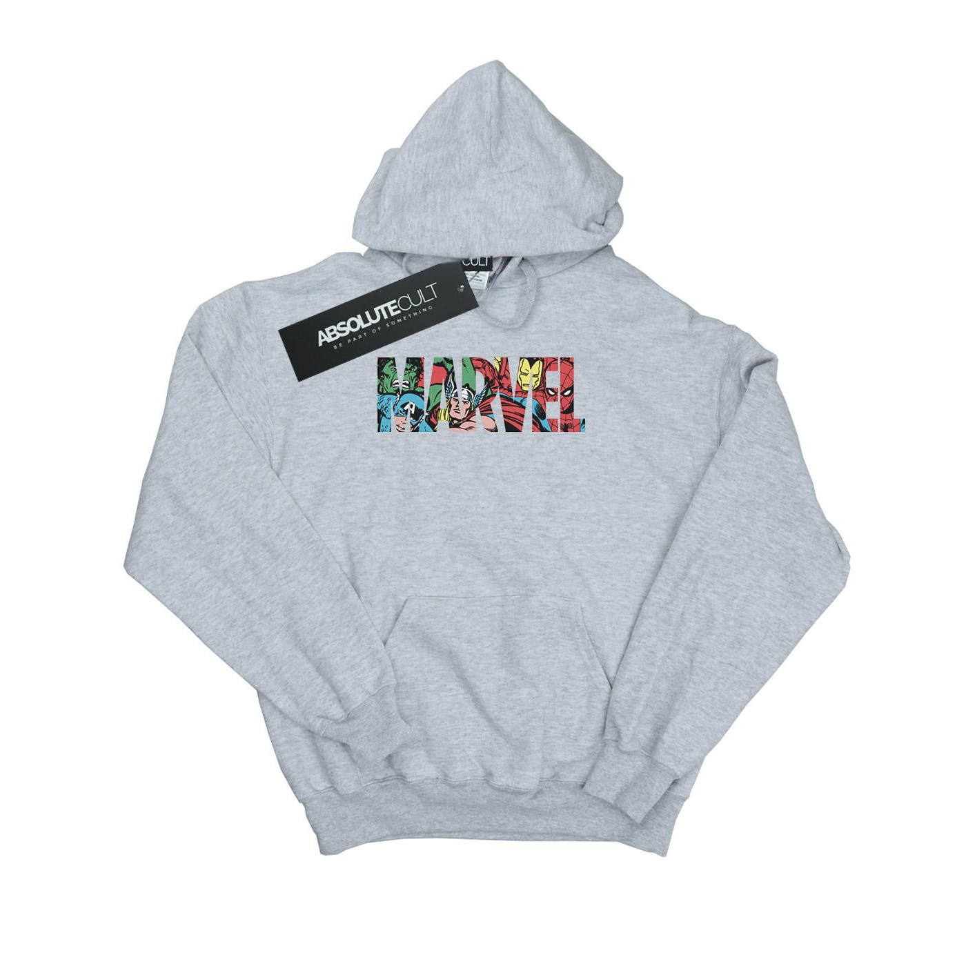 Li-cense Marvel comics jongens logo character infill hoodie
