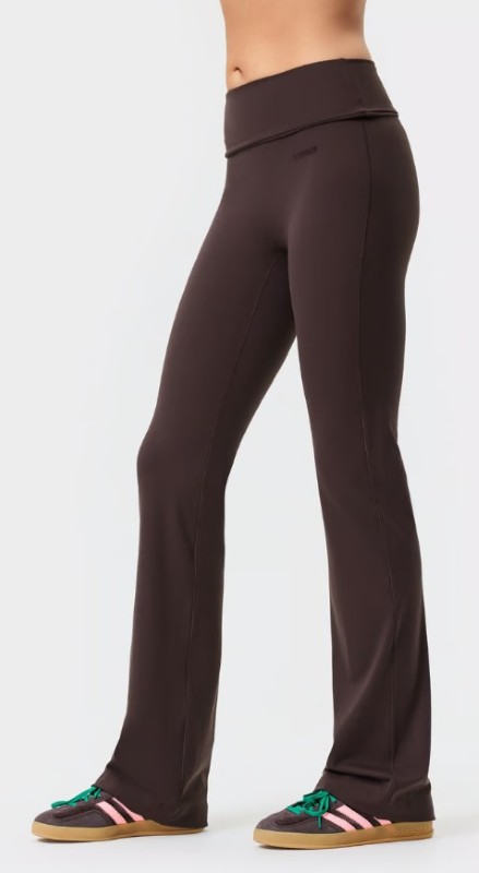 Stronger Soft fold over flared leggings l918-2035