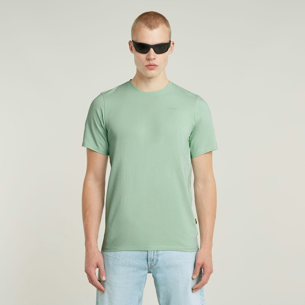 G-Star slim base r t ss d19070-c723 g992 birds egg green