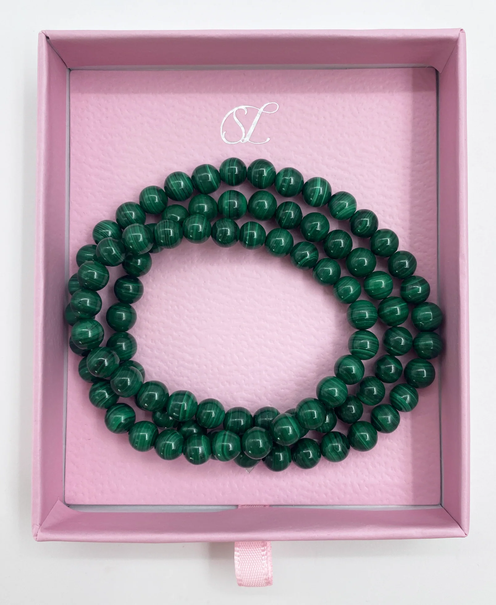 Smashed Lemon 64026 malachite kralenketting