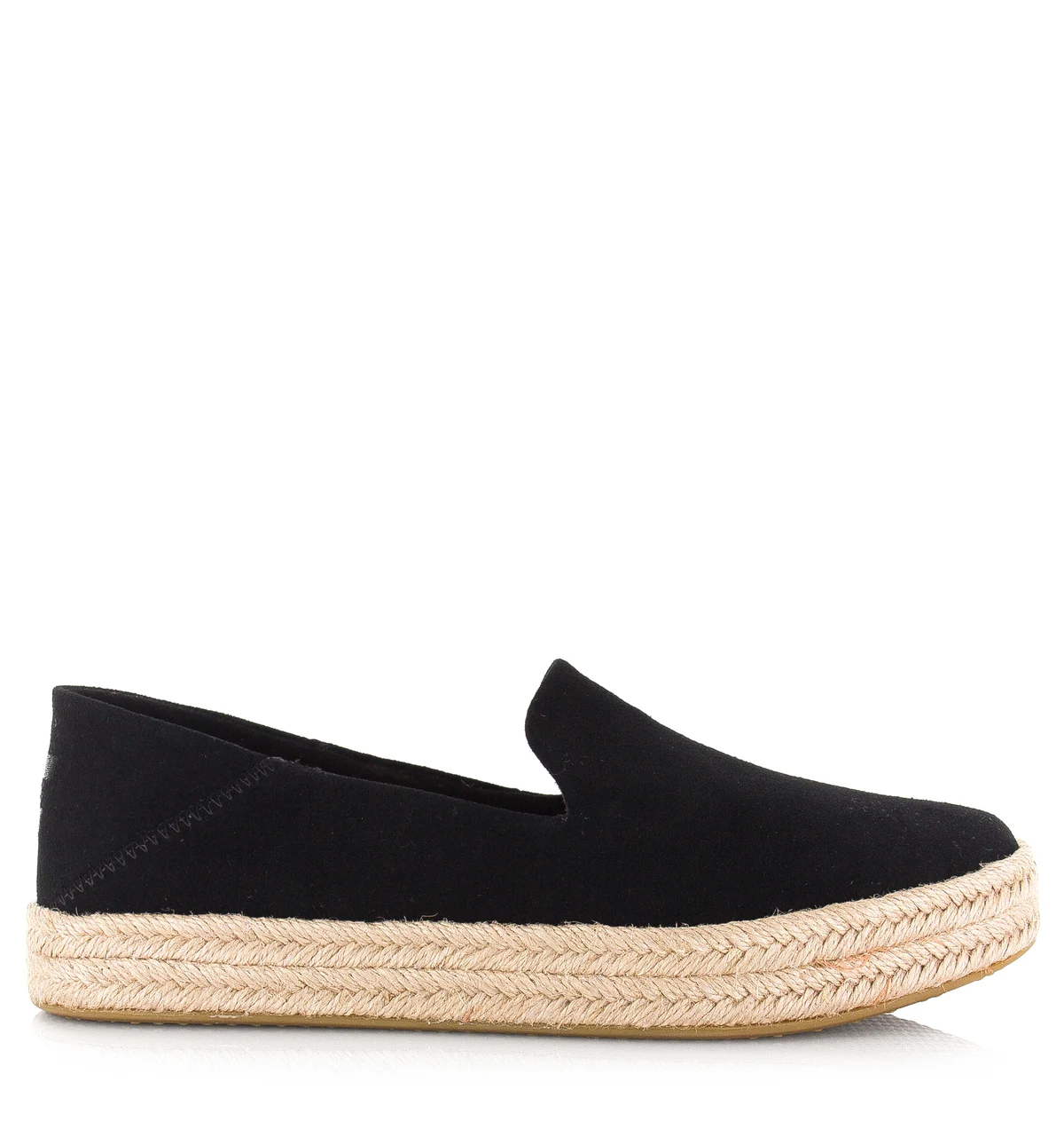 Toms carolina black flatform espadrilles dames