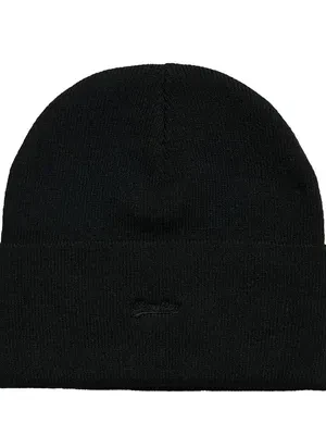 Superdry M9010184a logo beanie 02a black