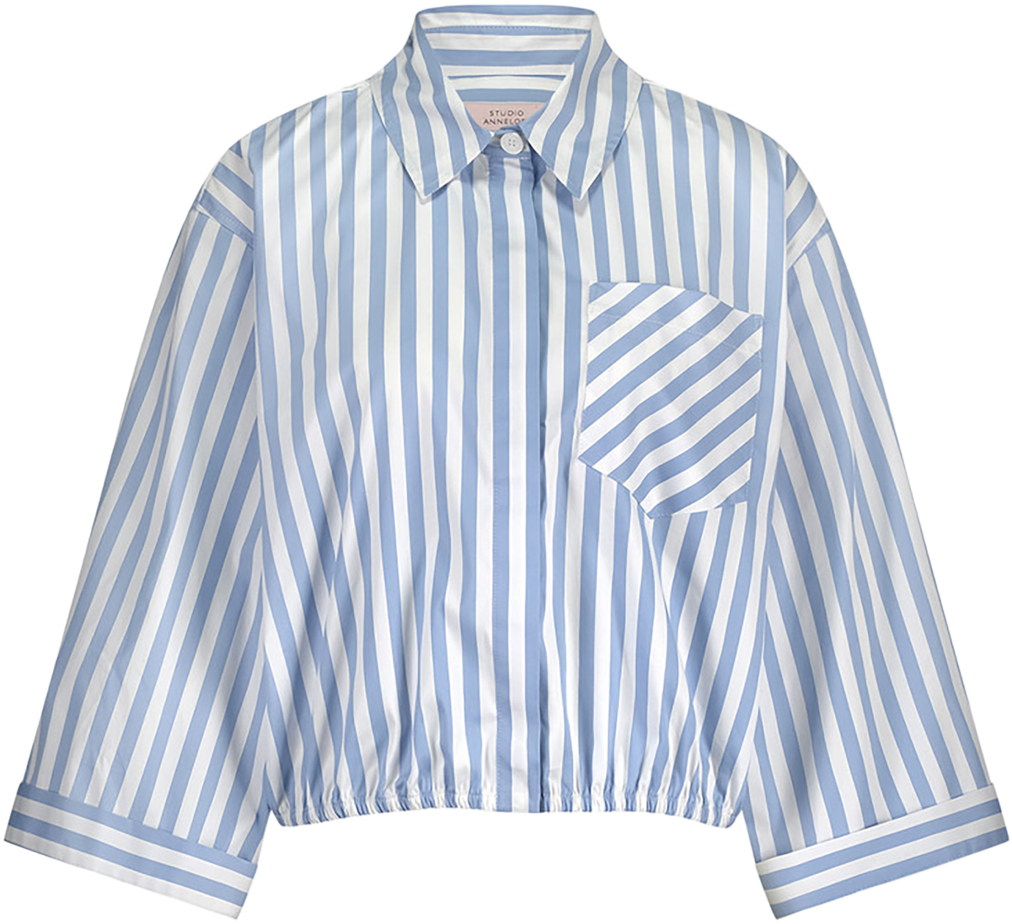 Studio Anneloes Noleste poplin stripe blouse