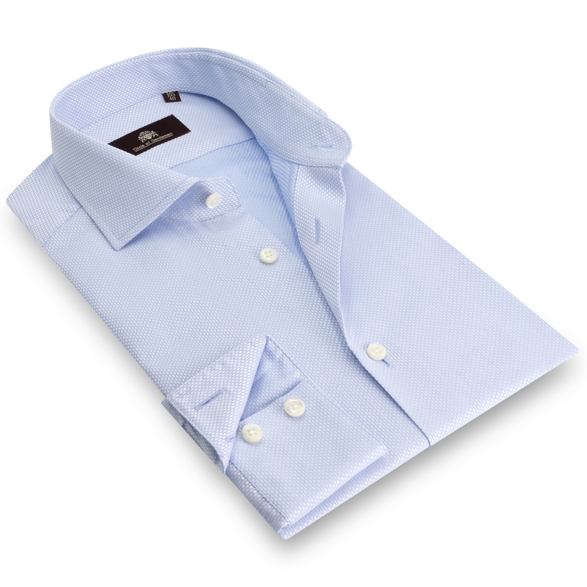 Circle of Gentlemen Amory jacquard geweven shirt 100% co
