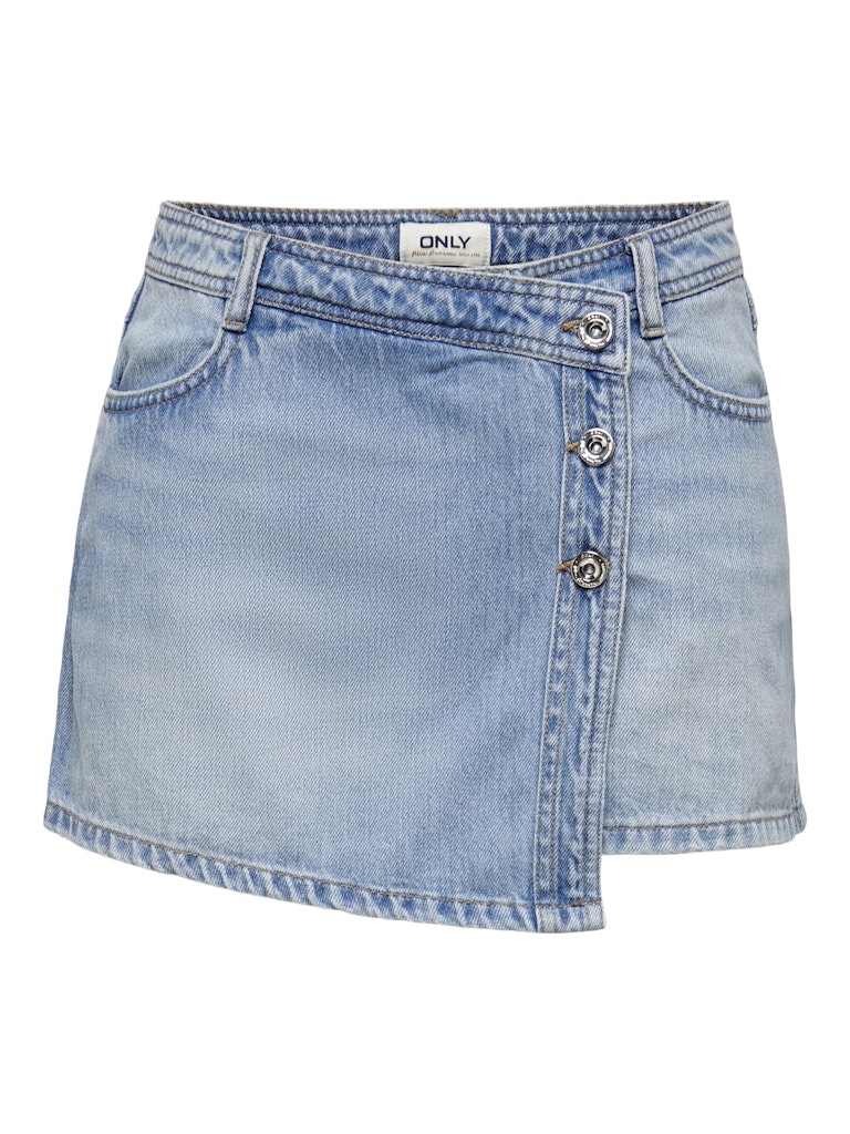 Only onllesly reg lb dnm skort bj noos 15256608 light blue denim