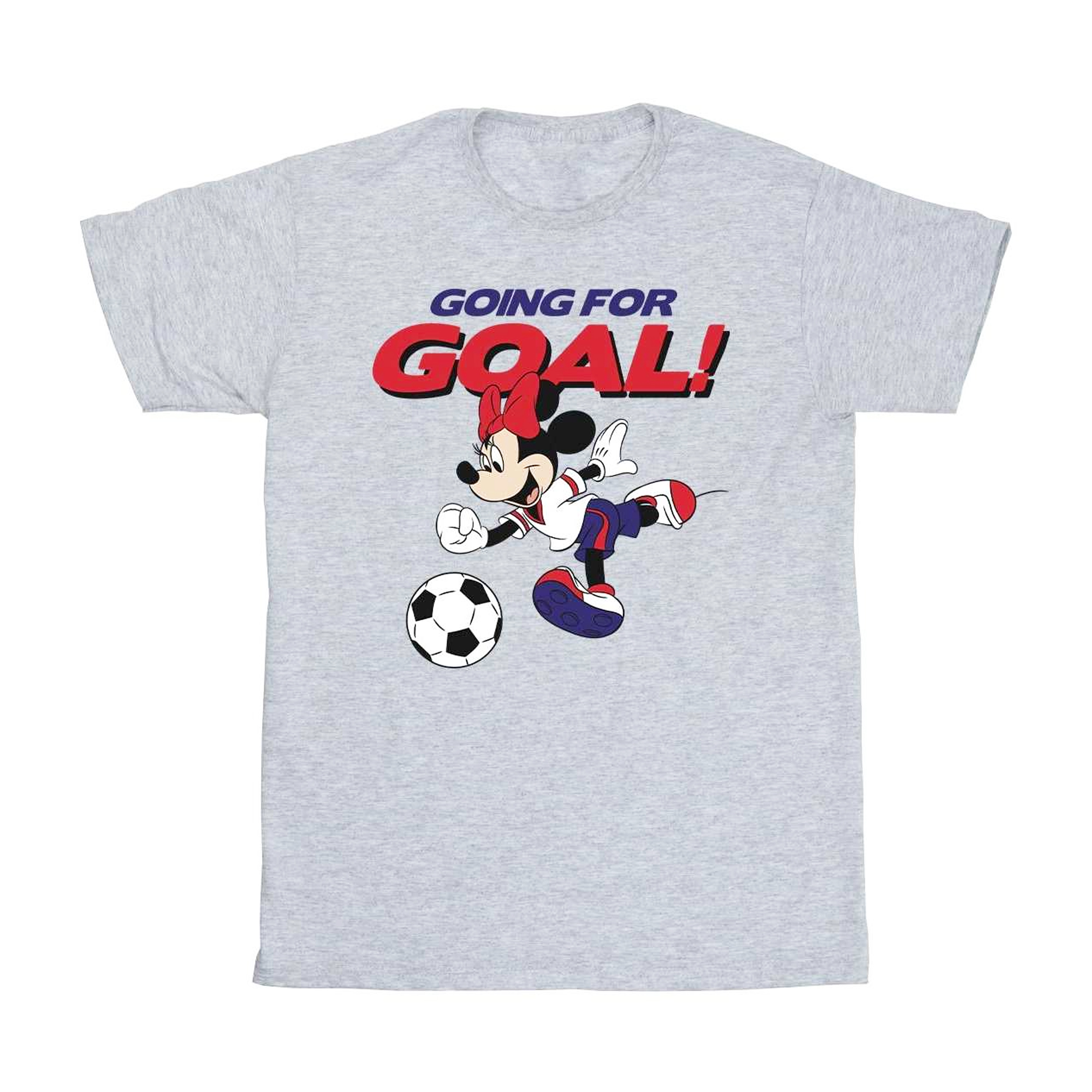 Li-cense Disney jongens minnie mouse gaan voor doel t-shirt