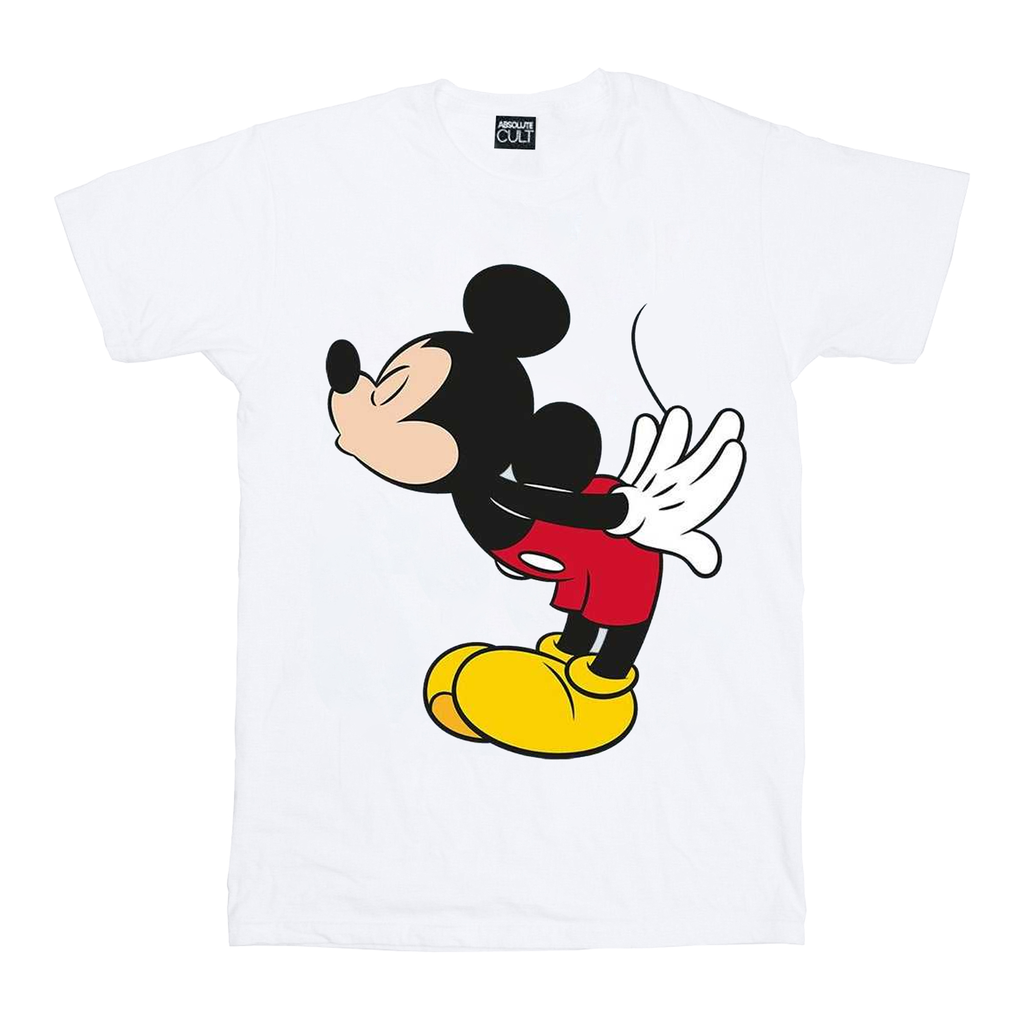 Li-cense Disney jongens mickey mouse split kiss t-shirt
