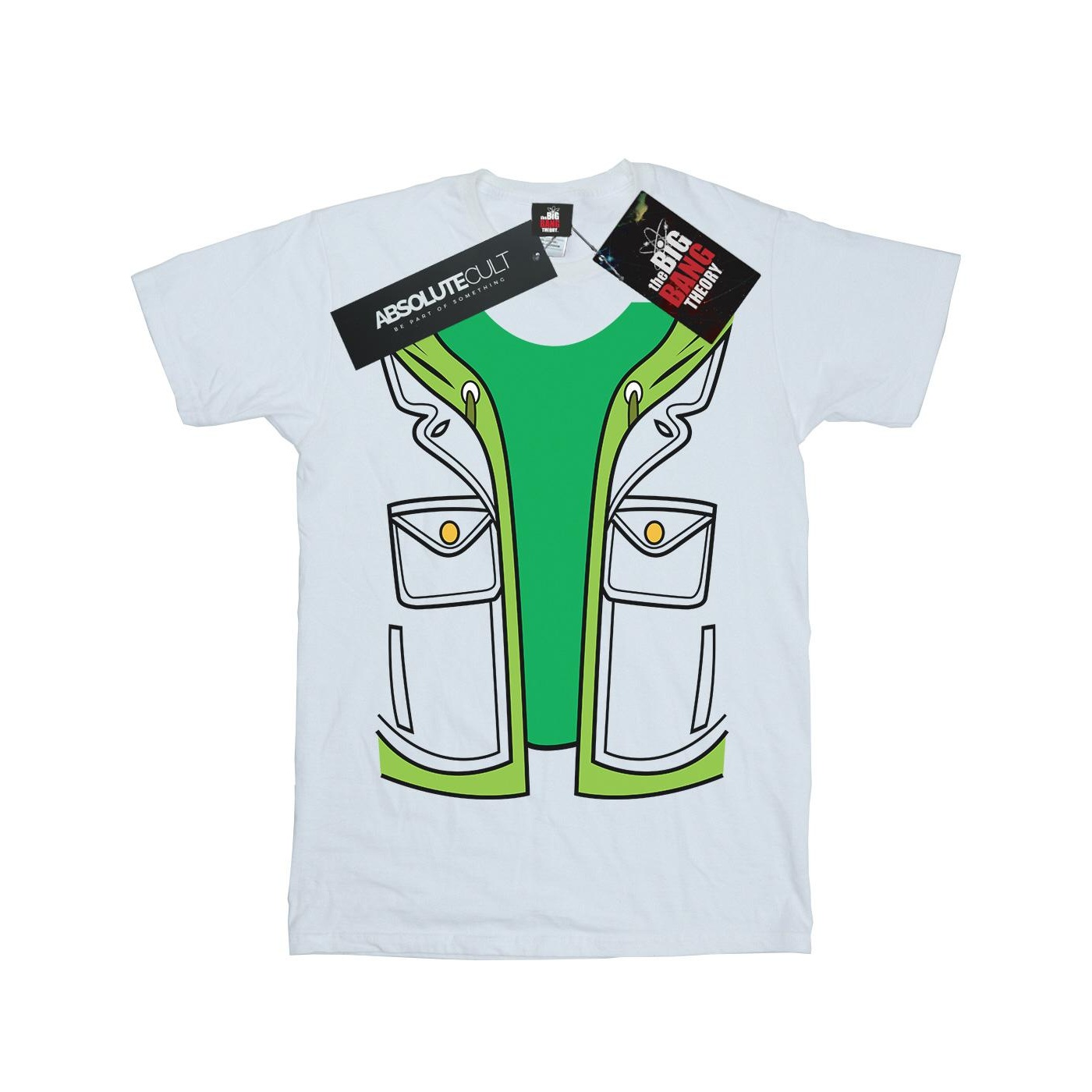 Li-cense Big bang theory katoenen t-shirt met leonard hofstadter kostuum voor meisjes