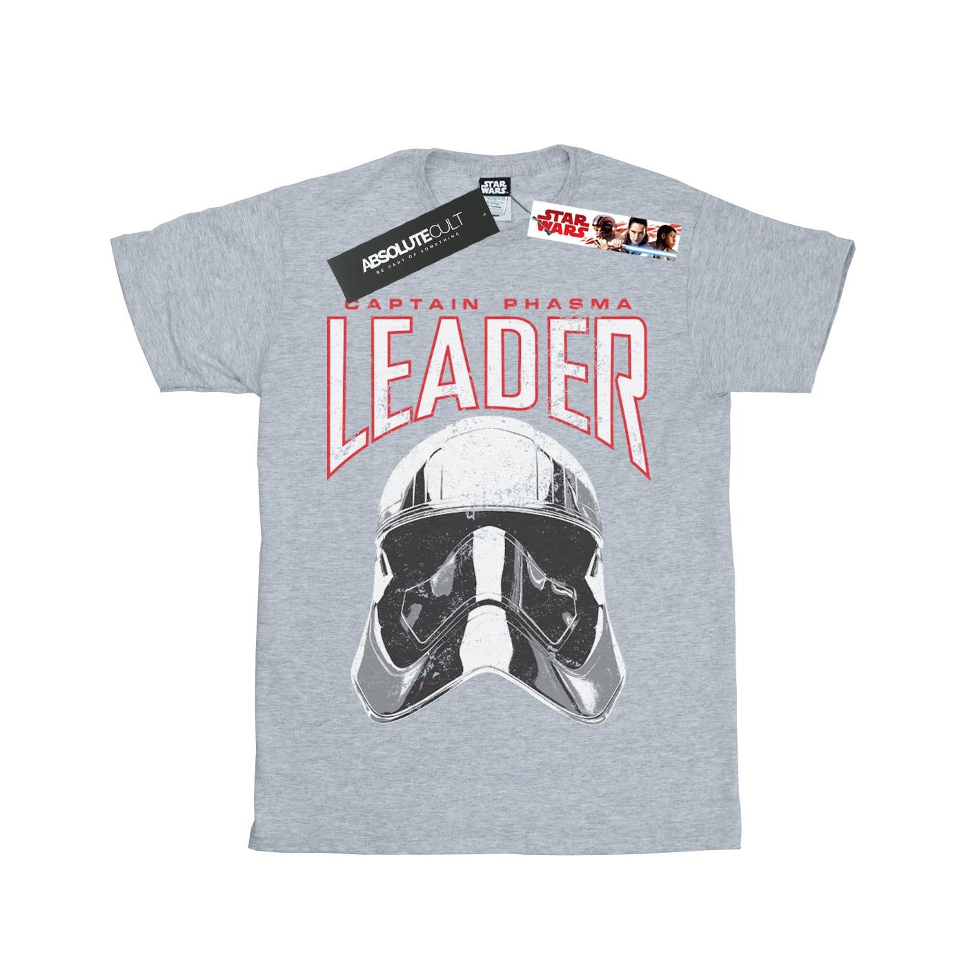 Li-cense Star wars jongens the last jedi leader helm t-shirt