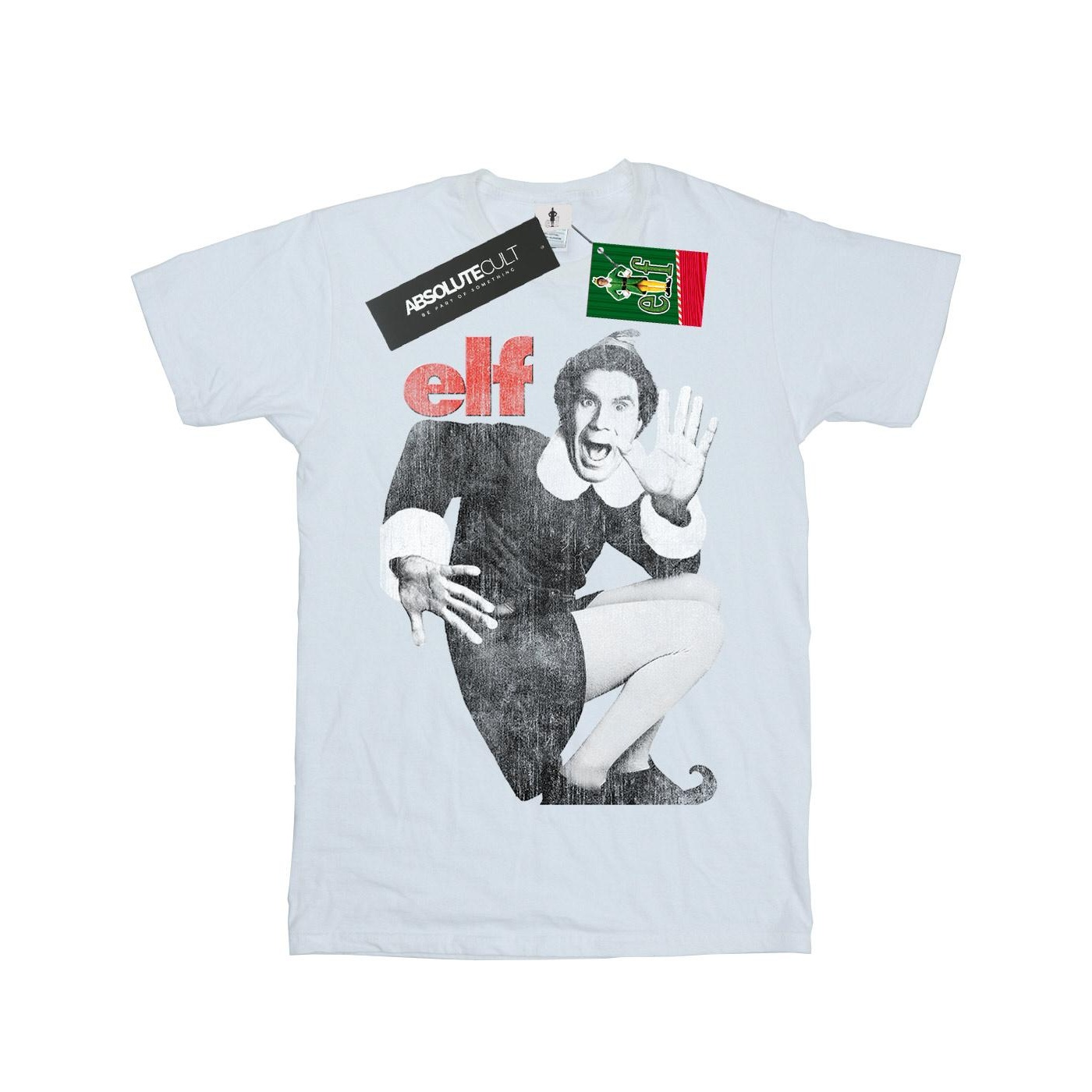 Li-cense Elf jongens mono distressed poster t-shirt